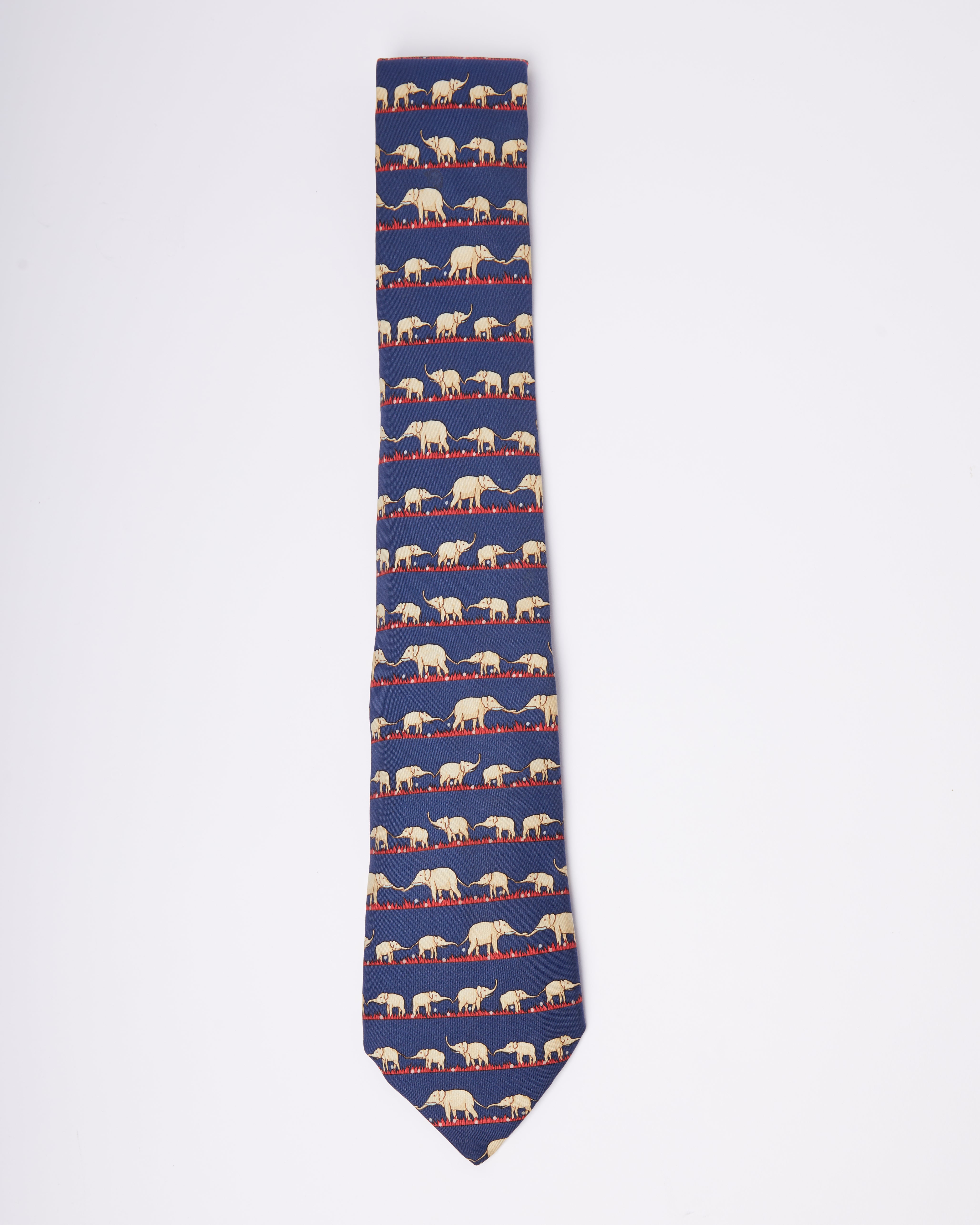 Hermes Elephant Bond Tie