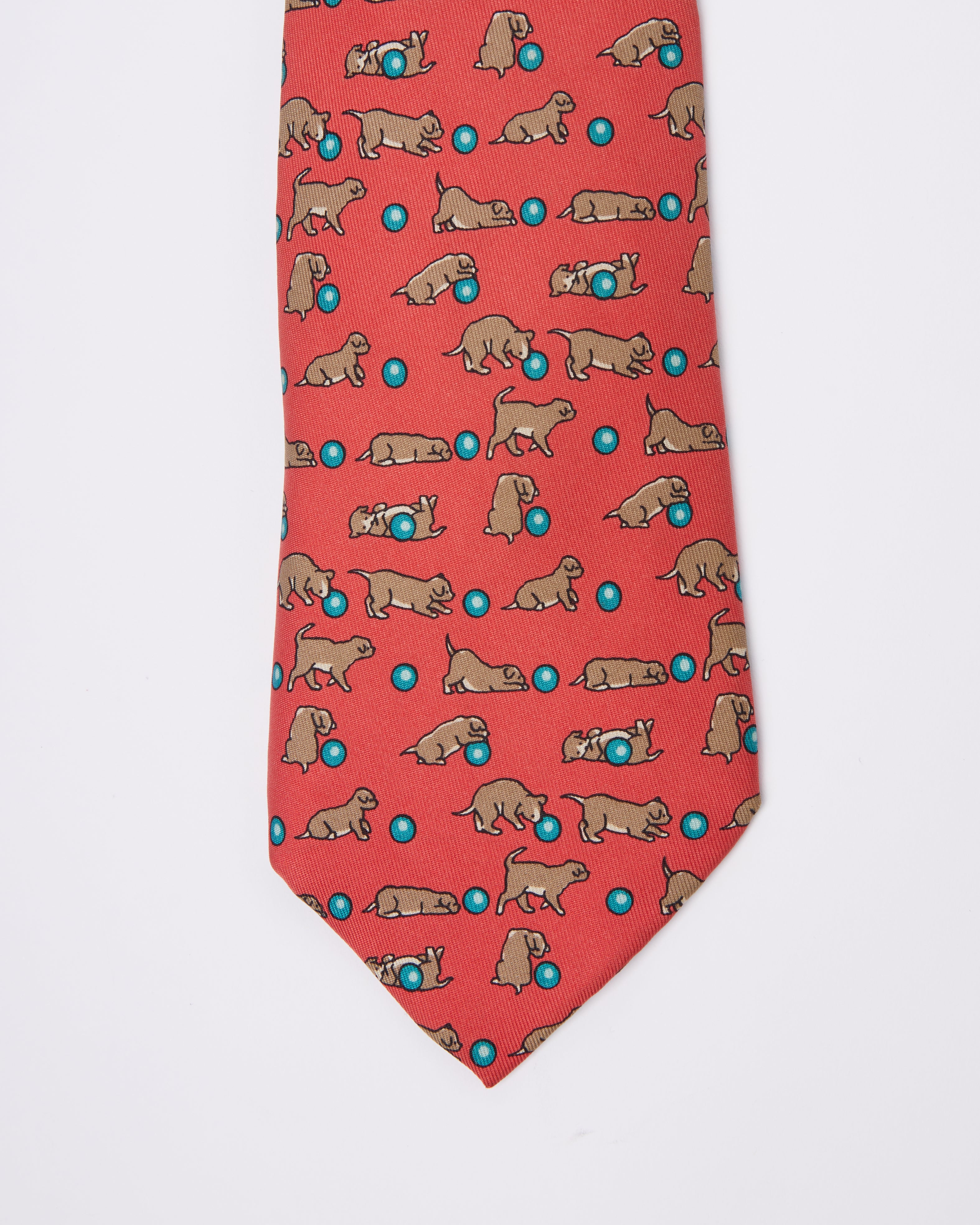 Hermes Red Tie