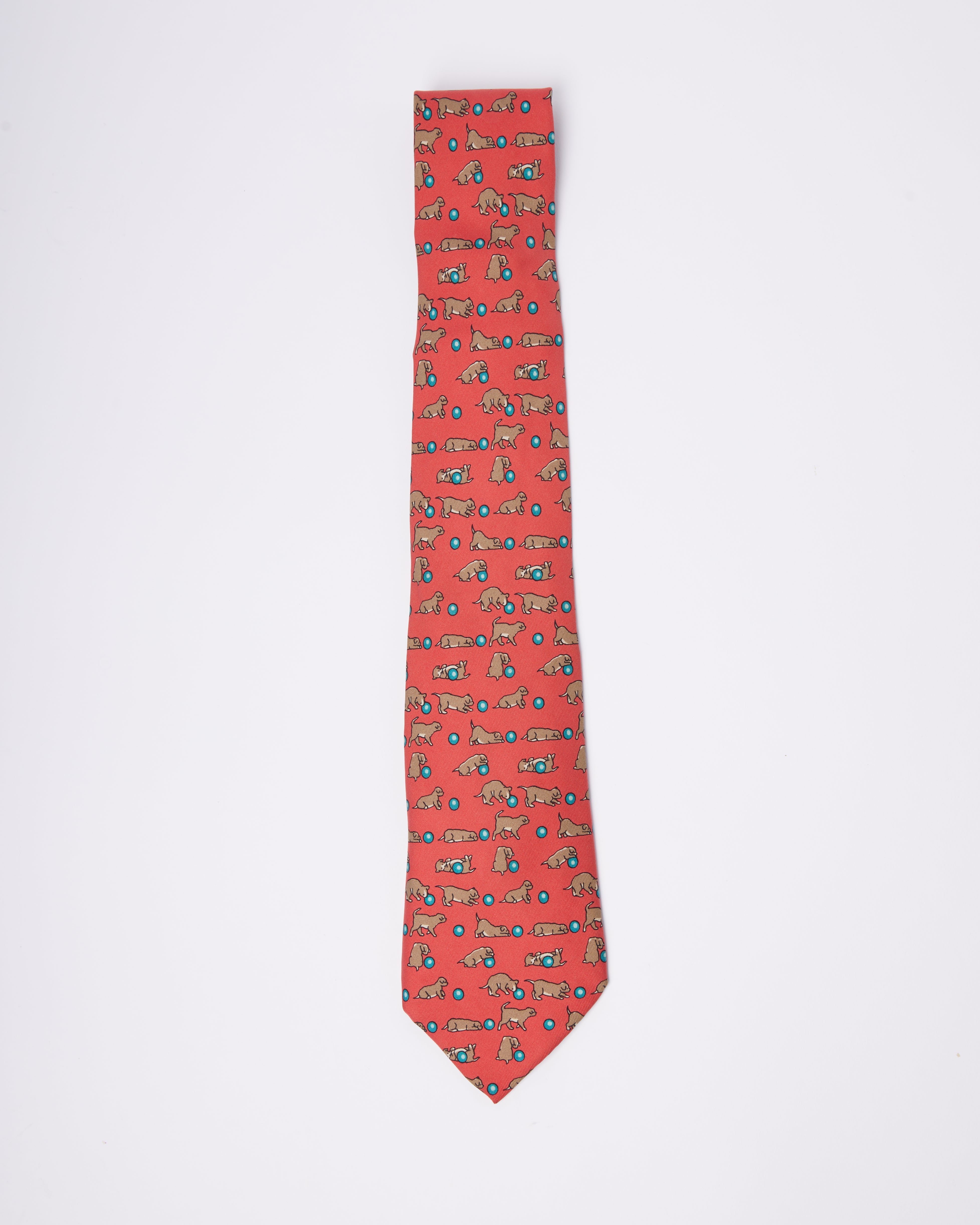 Hermes Red Tie