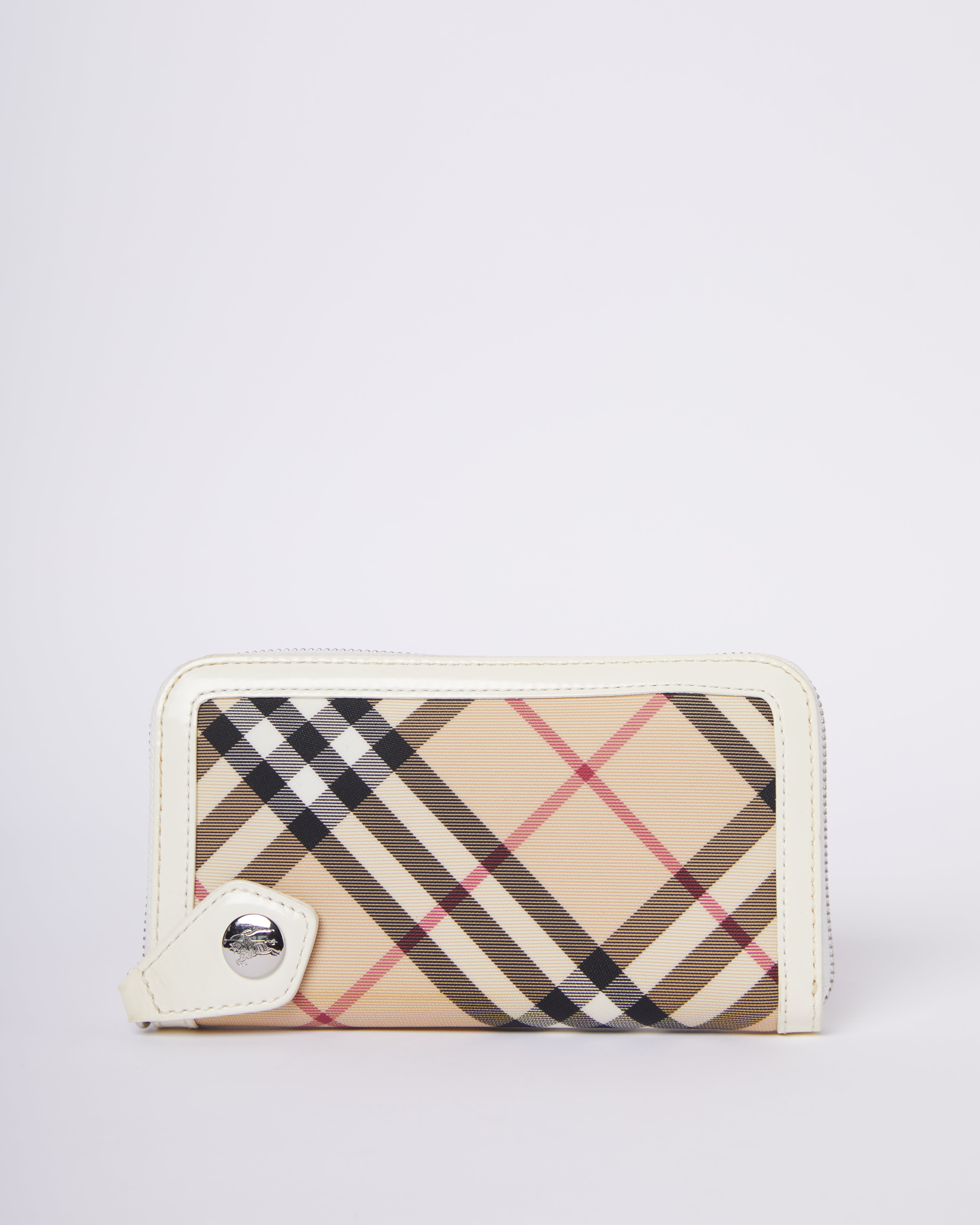 New Burberry Nova Checkered Wallet