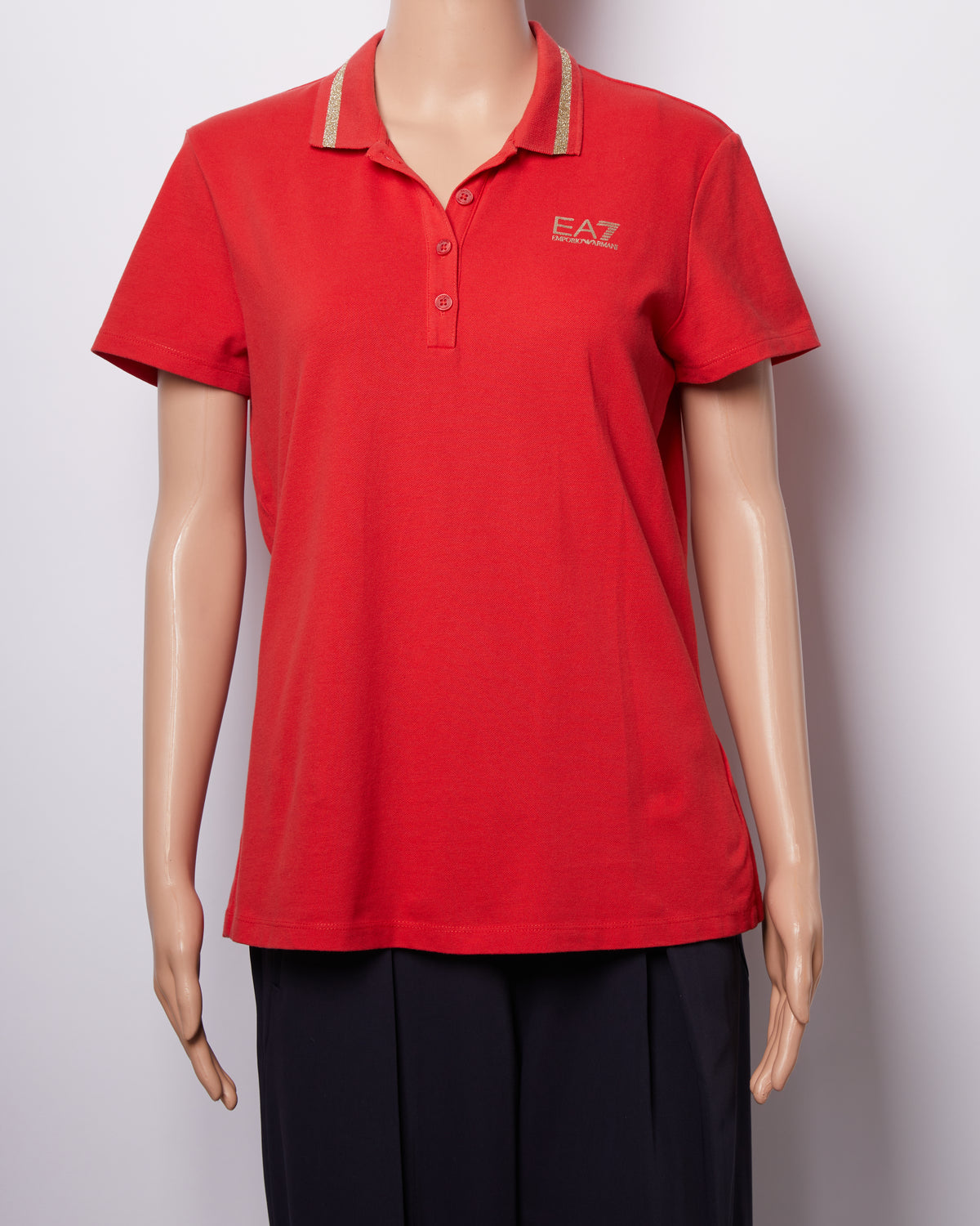 Emporio Armani Womens Polo In Red