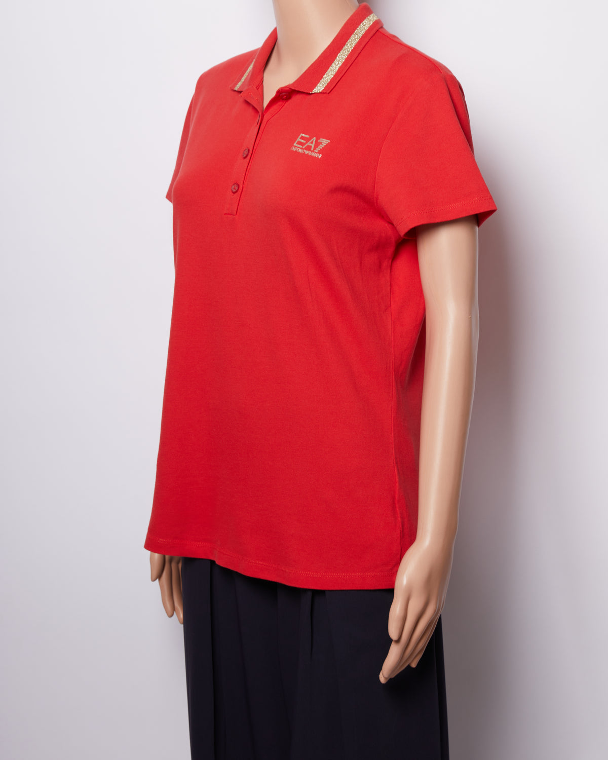 Emporio Armani Womens Polo In Red