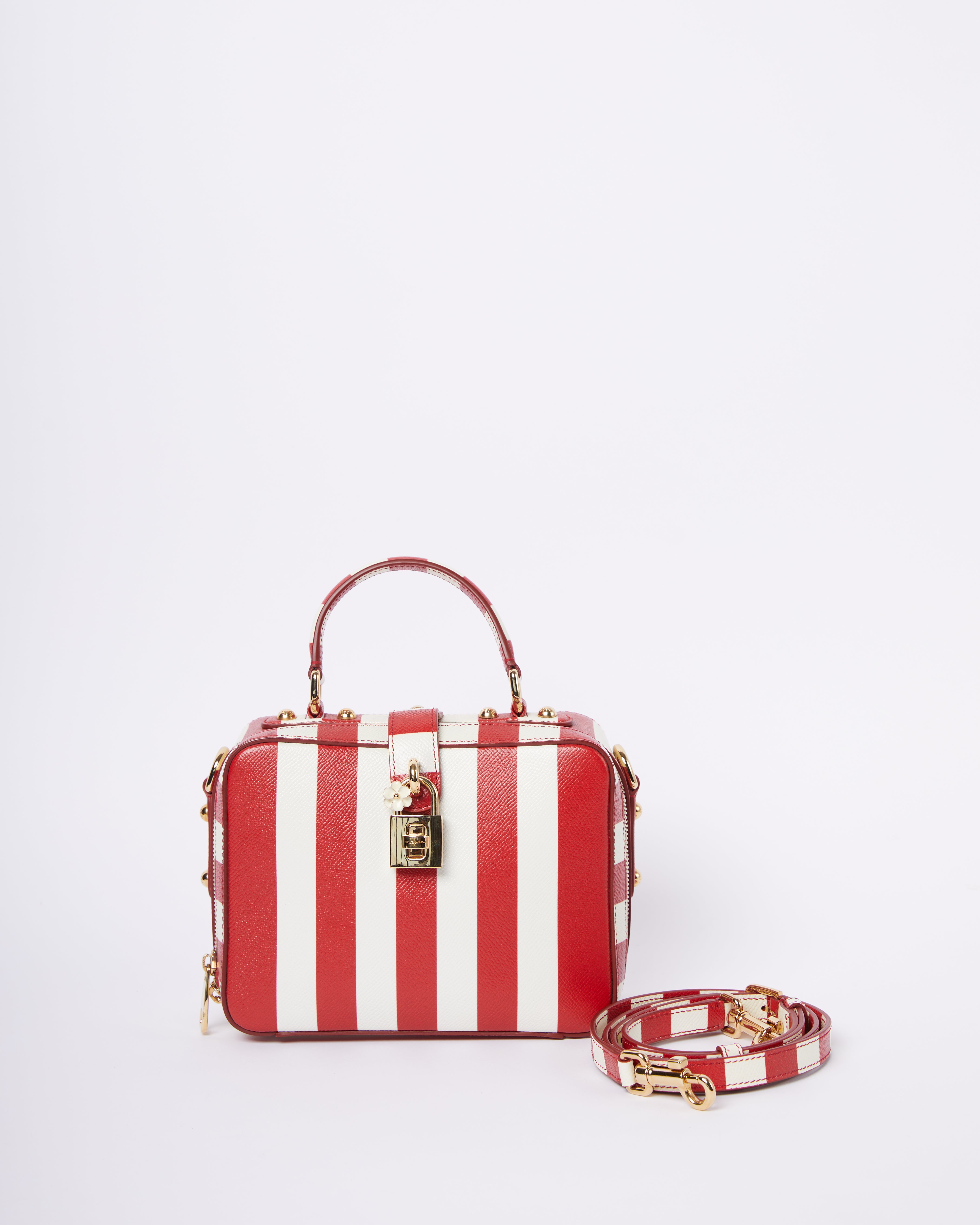 Dolce &Gabbana Red Plus White White Box Bag