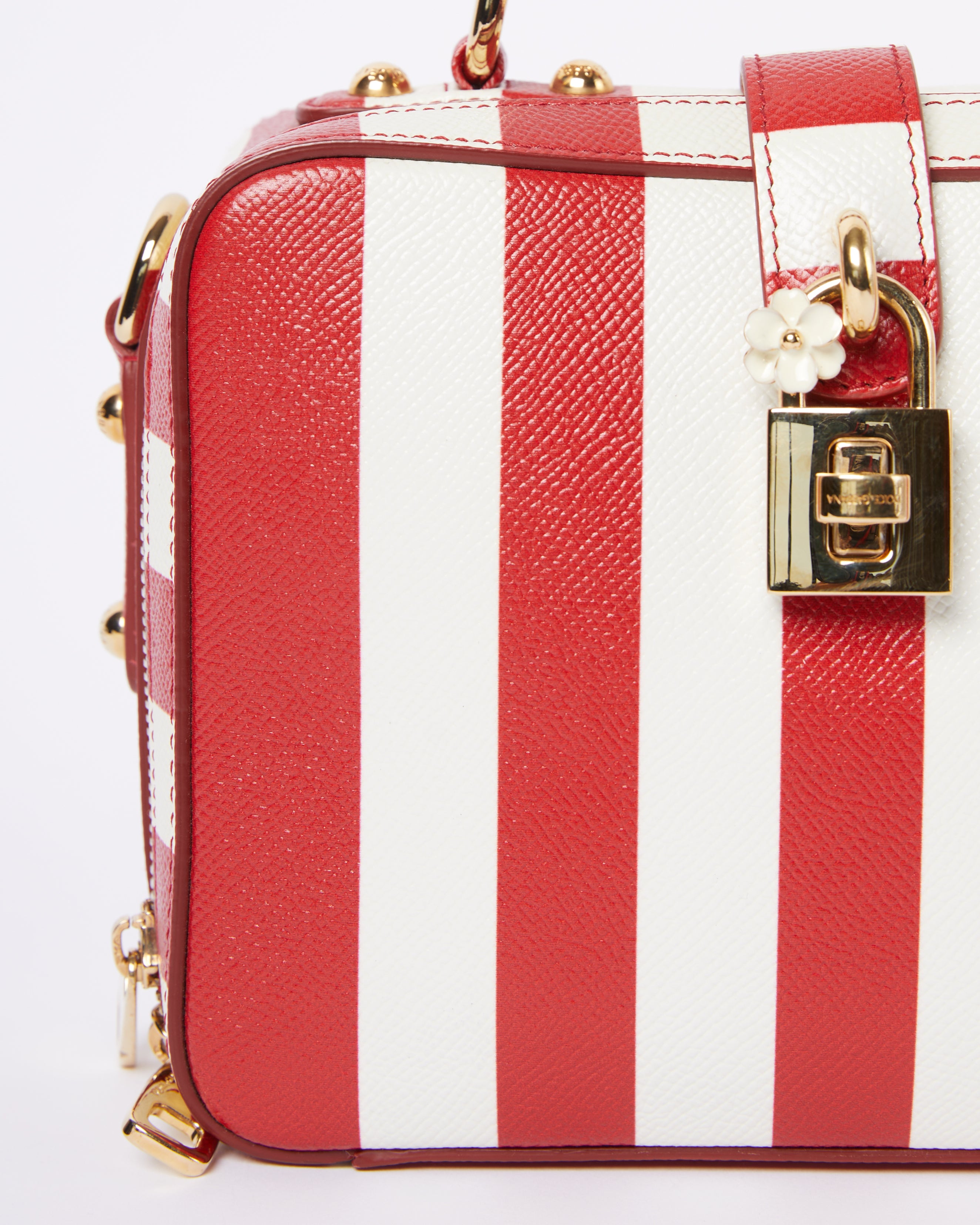 Dolce &Gabbana Red Plus White White Box Bag