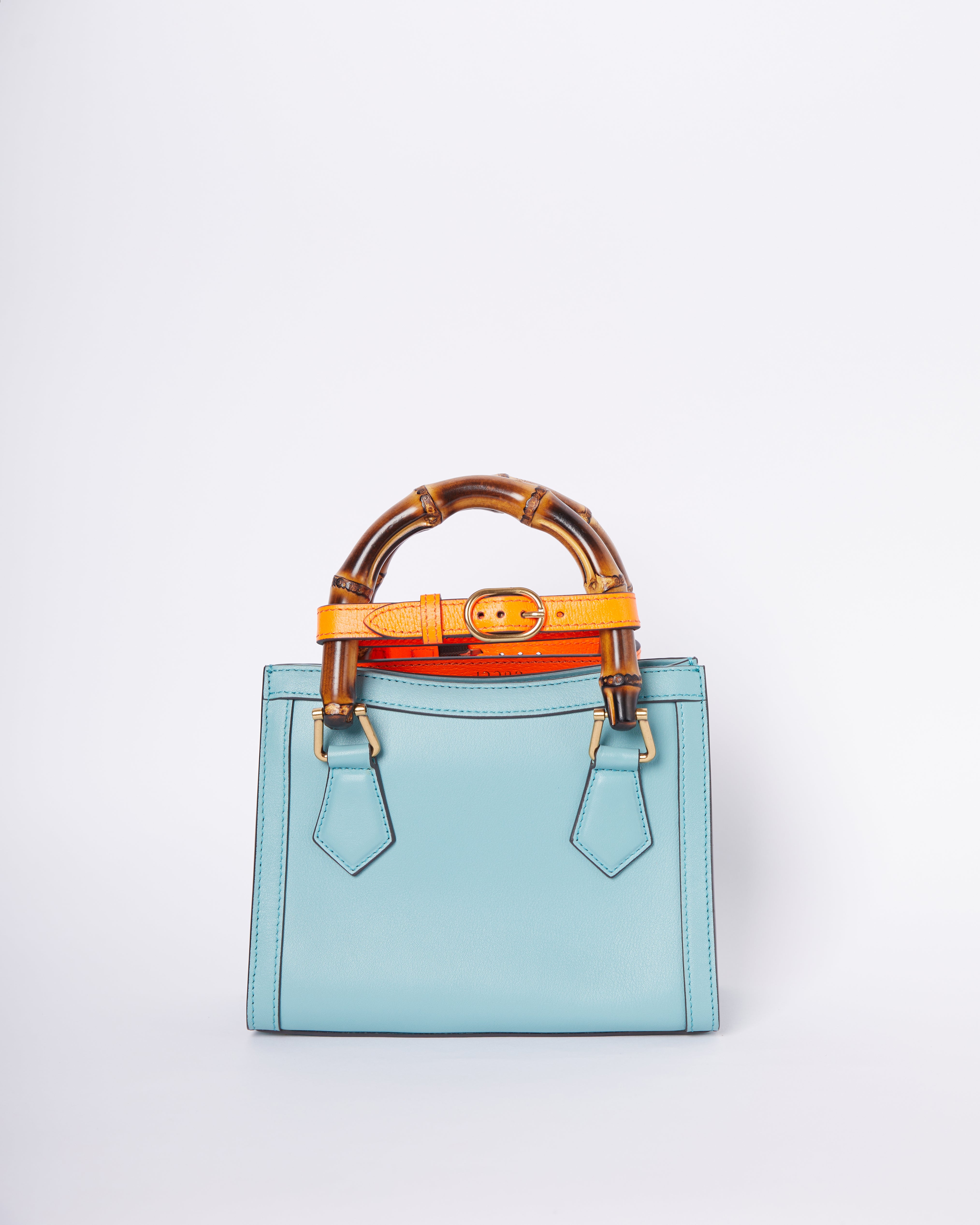 Gucci Diana Mini Tote Bag In Blue