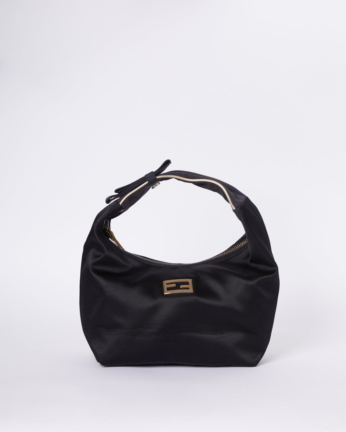 Fendi Satin Mini Hobo Bag
