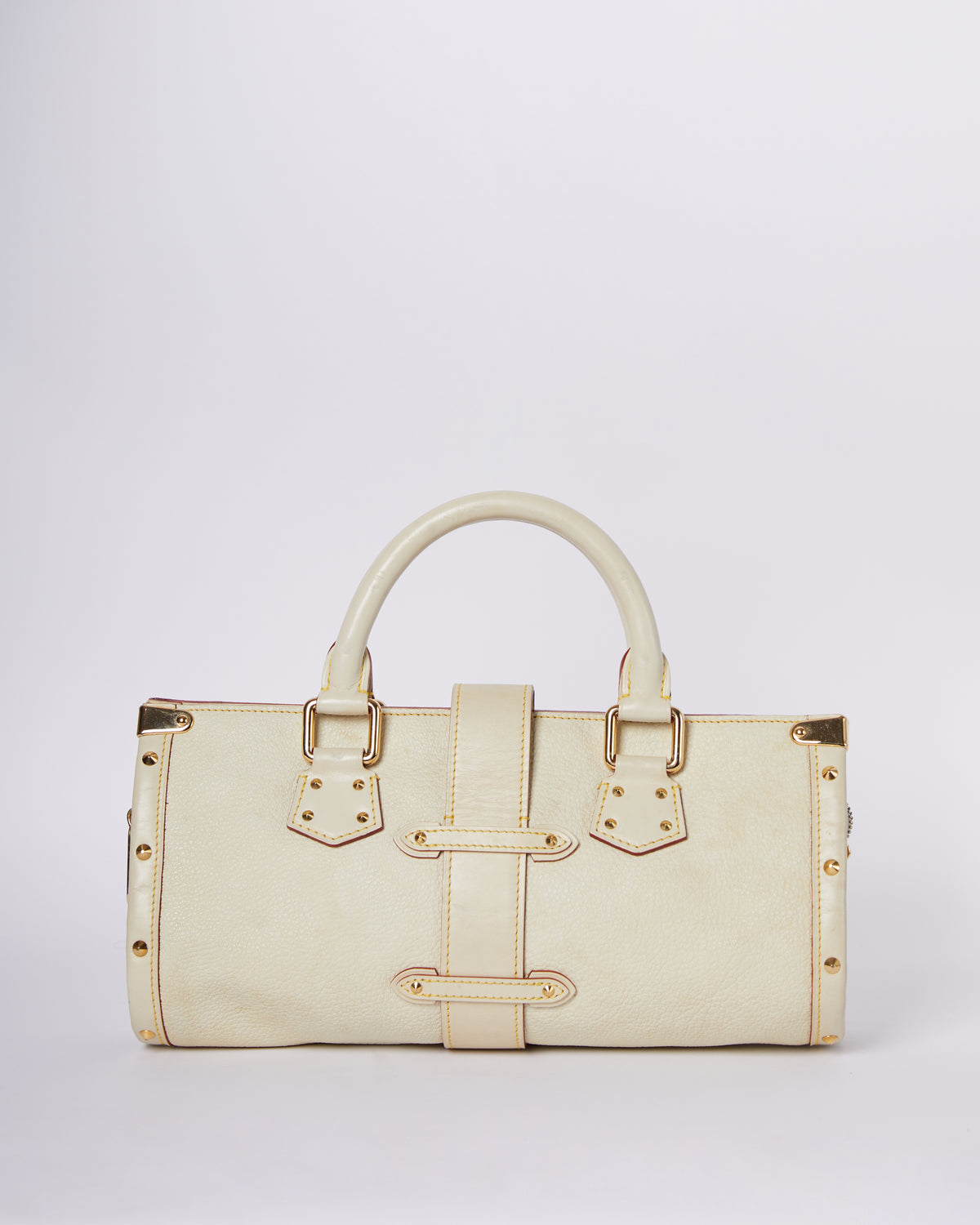 LV Suhali White Leather Bag