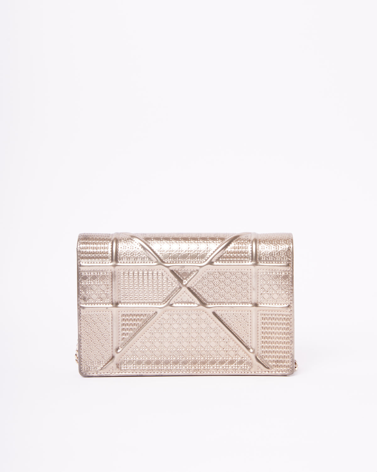 Dior Diorama Crossbody Bag In Silver