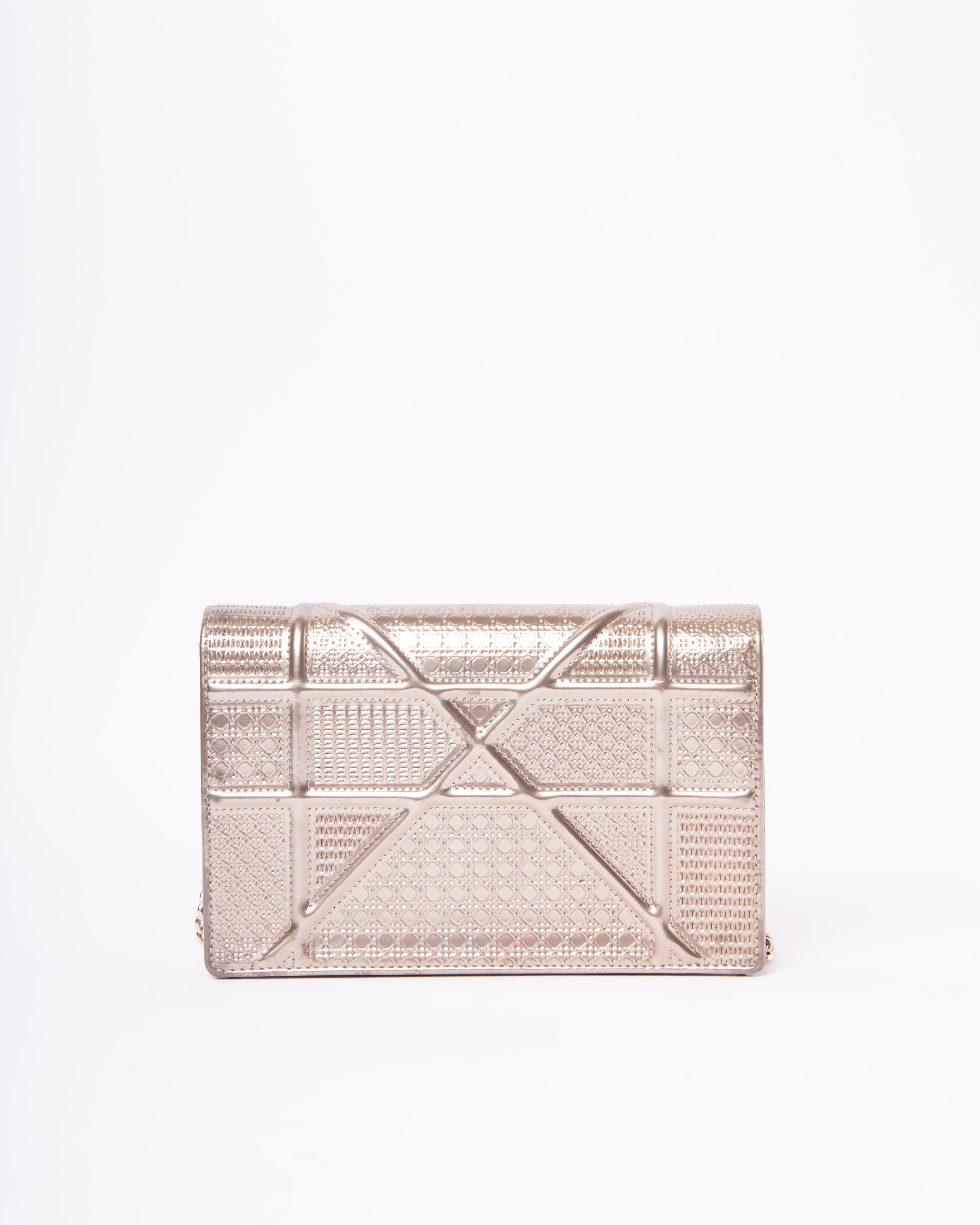 Dior Diorama Crossbody Bag In Silver