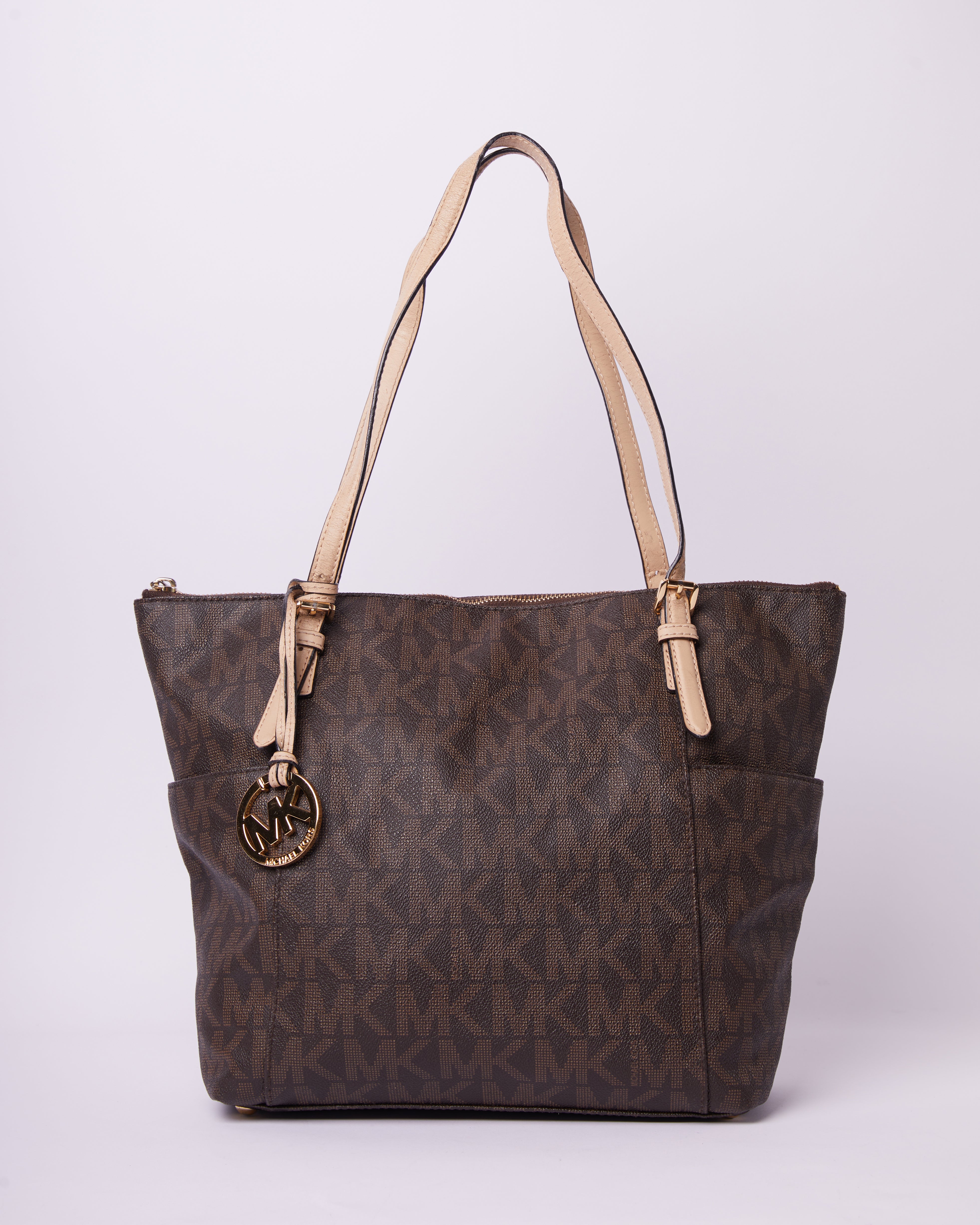 MK Signature Monogram Tote Bag