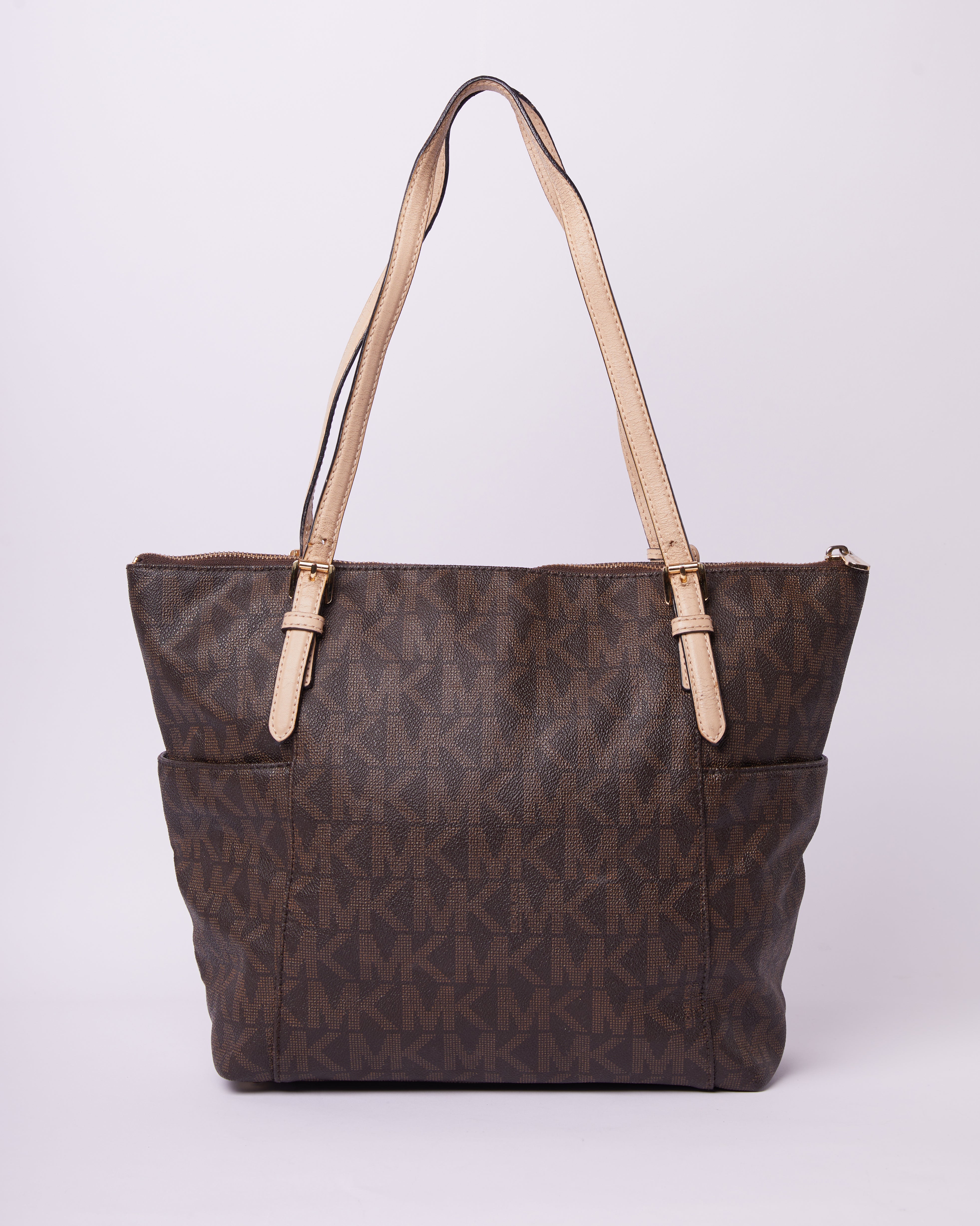 MK Signature Monogram Tote Bag