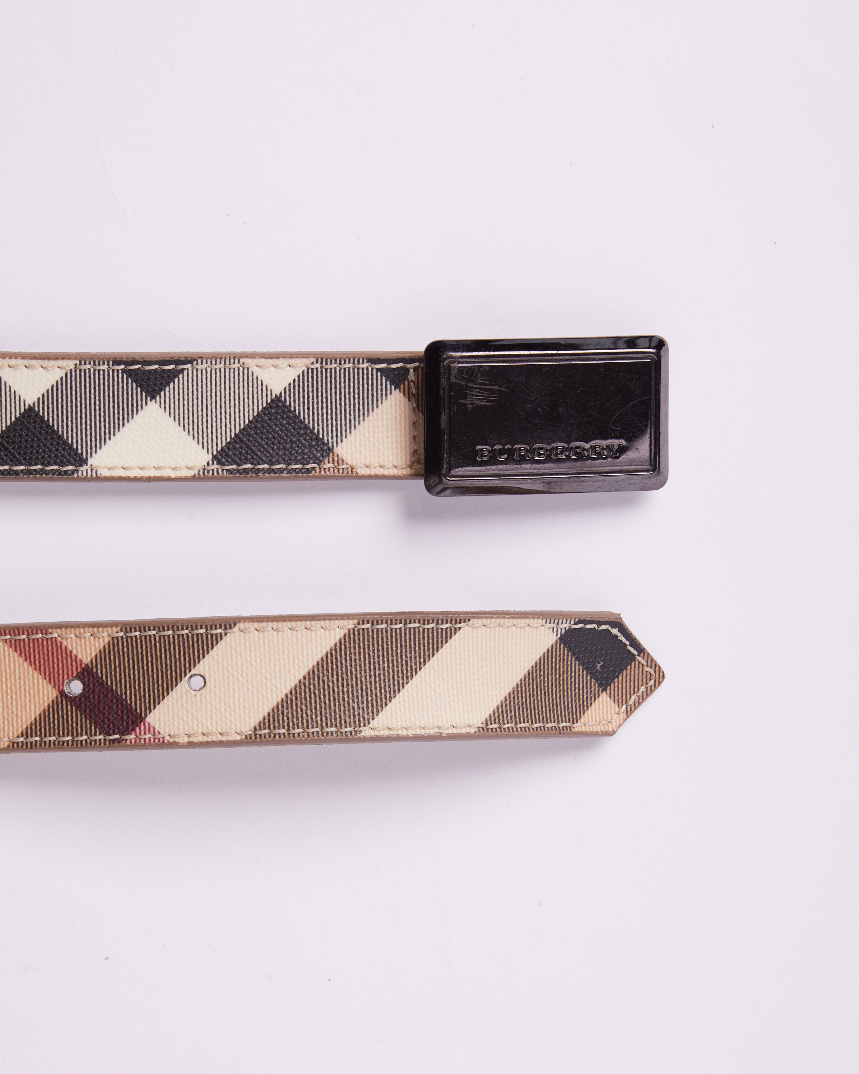 Burberry Chenckered Belt