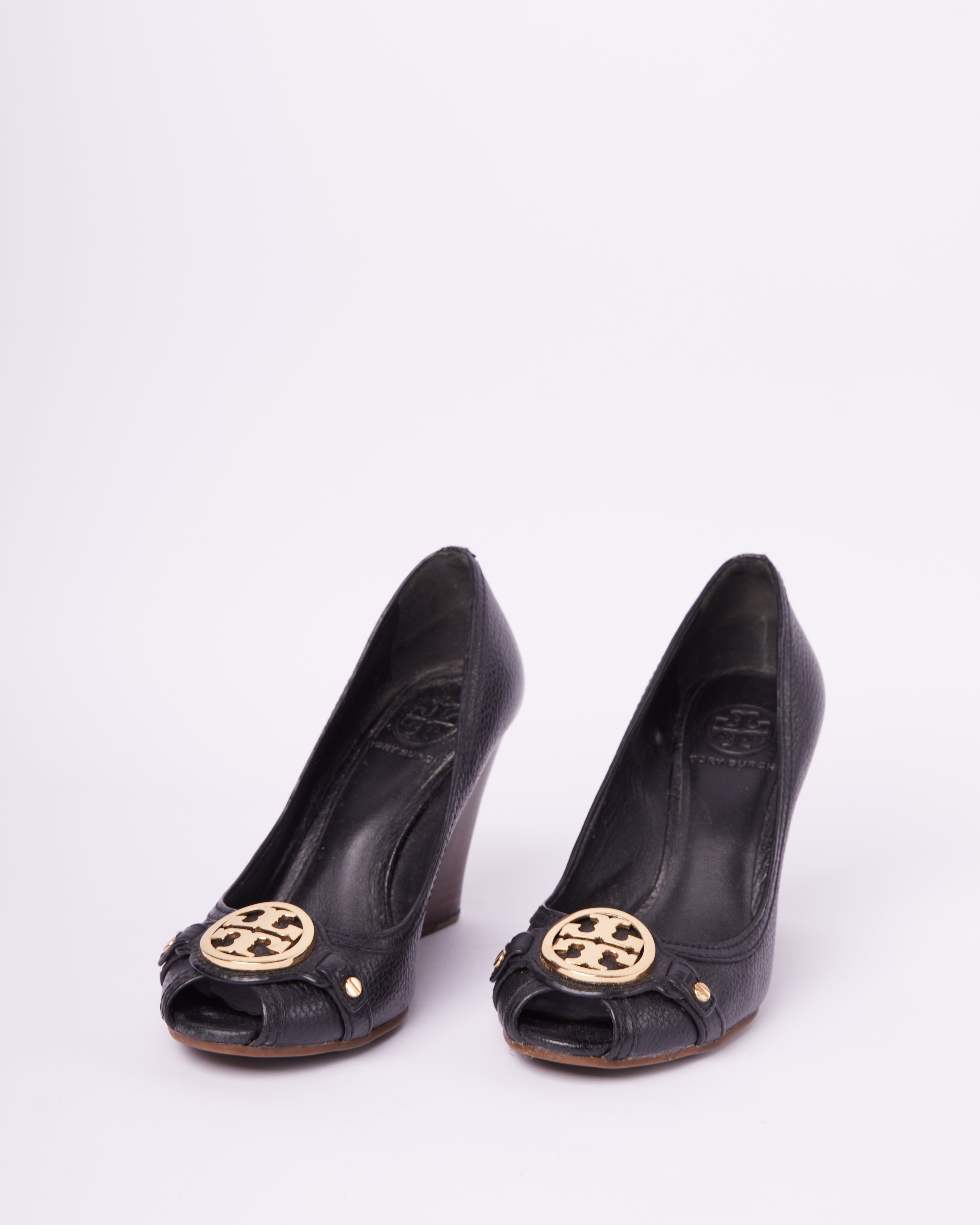 Tory Burch Wedges In Black