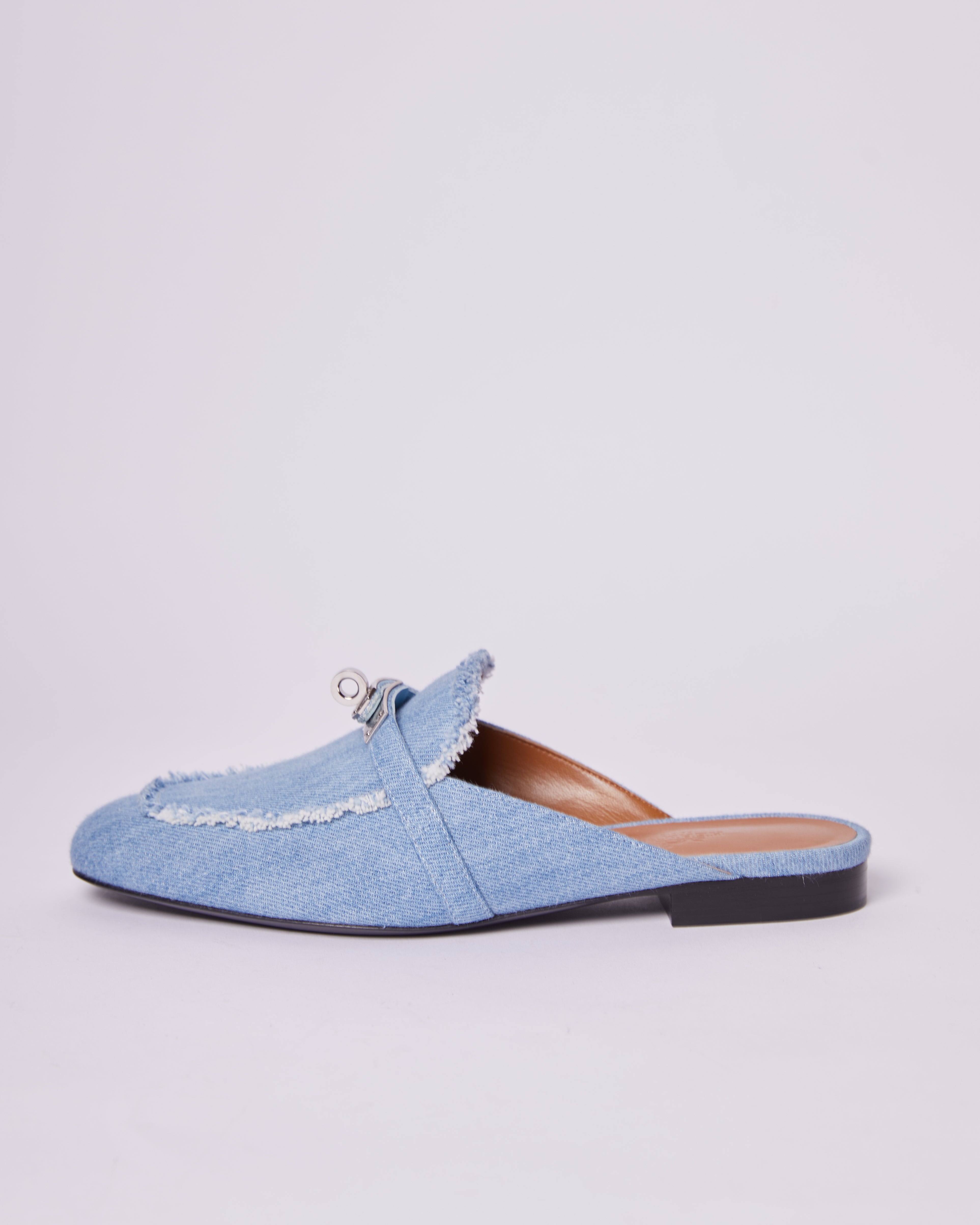 New Hermes Denim Loafers