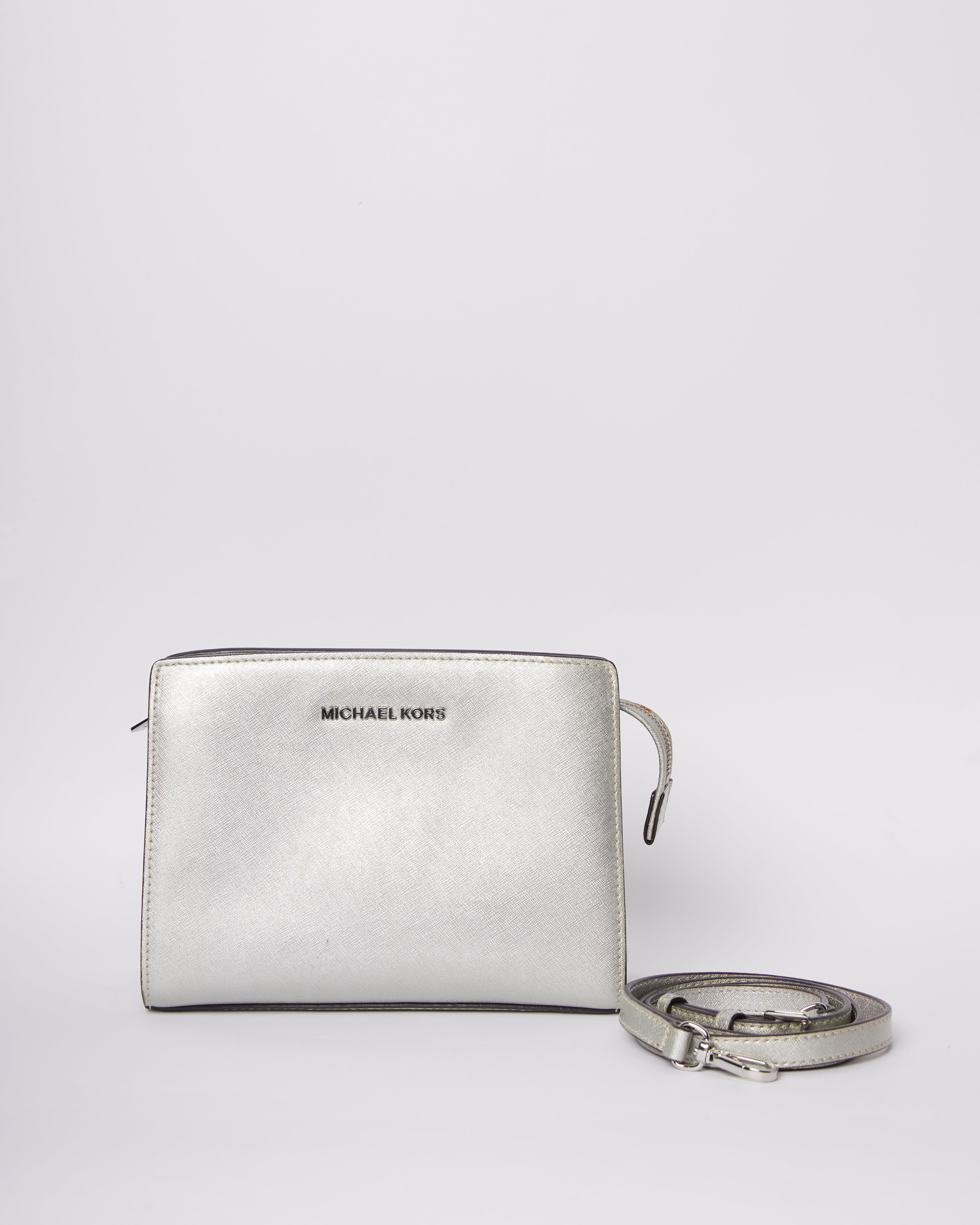 Michael Kors Silver Crossbody