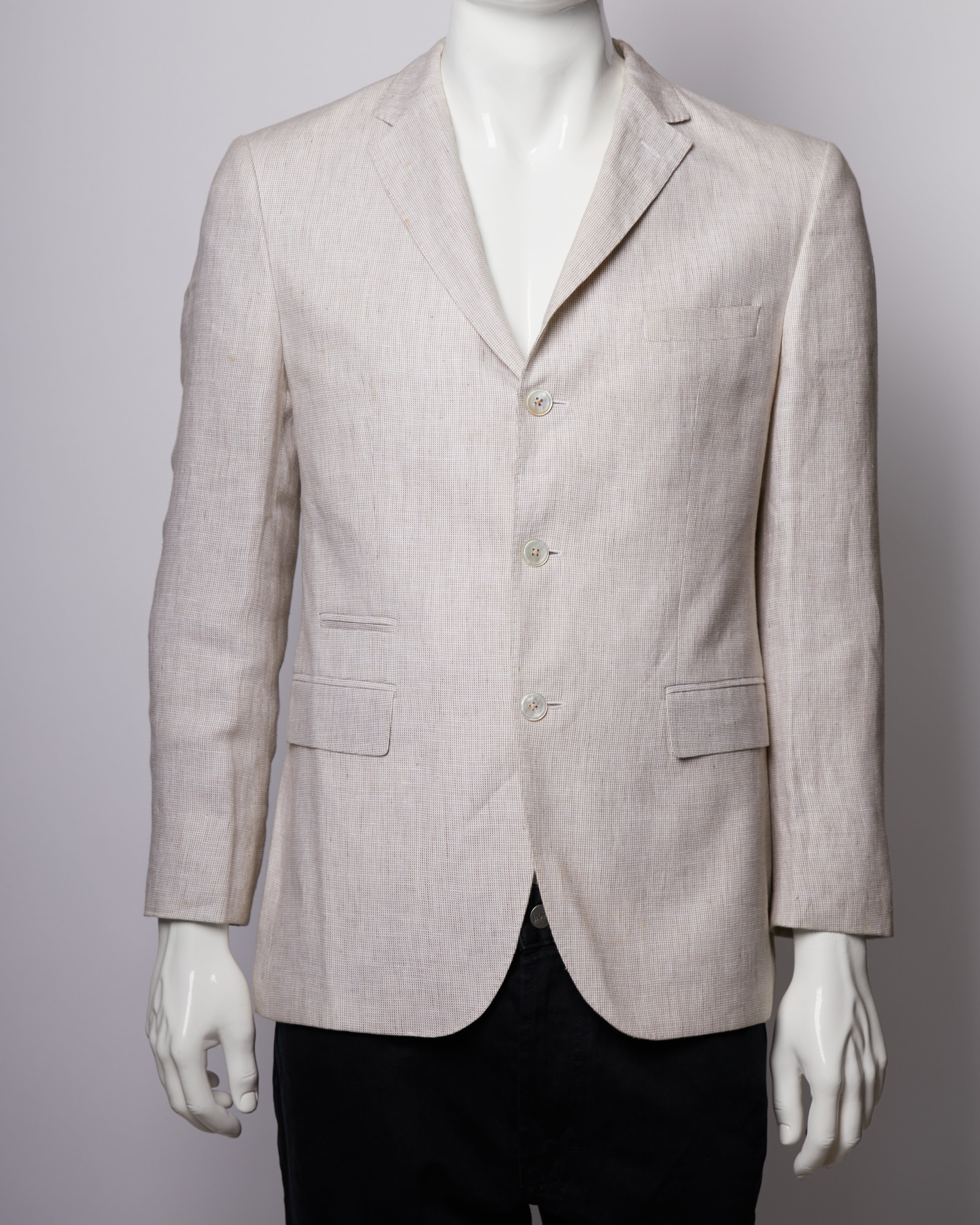 Boss Beige Pure Linen Jacket