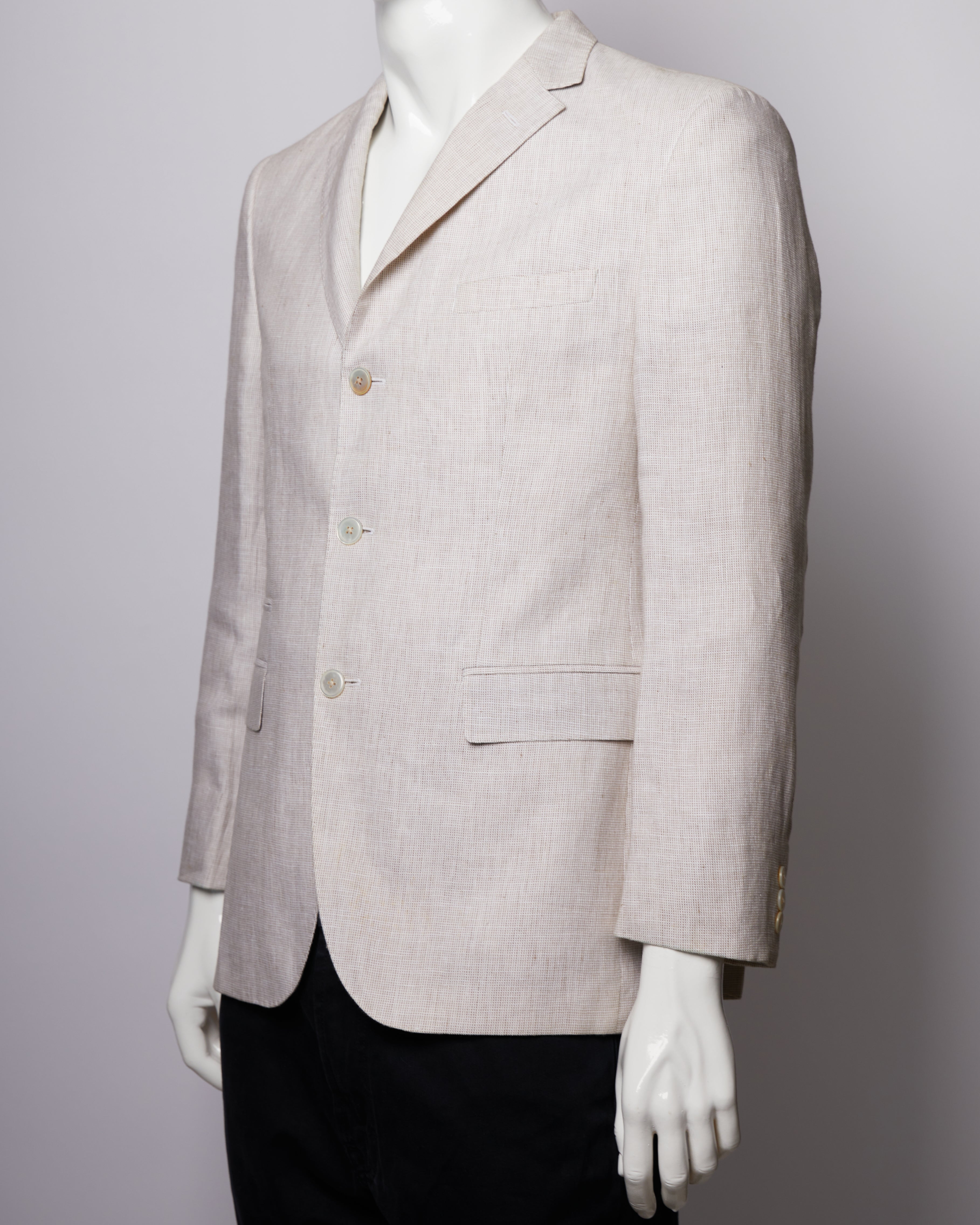 Boss Beige Pure Linen Jacket