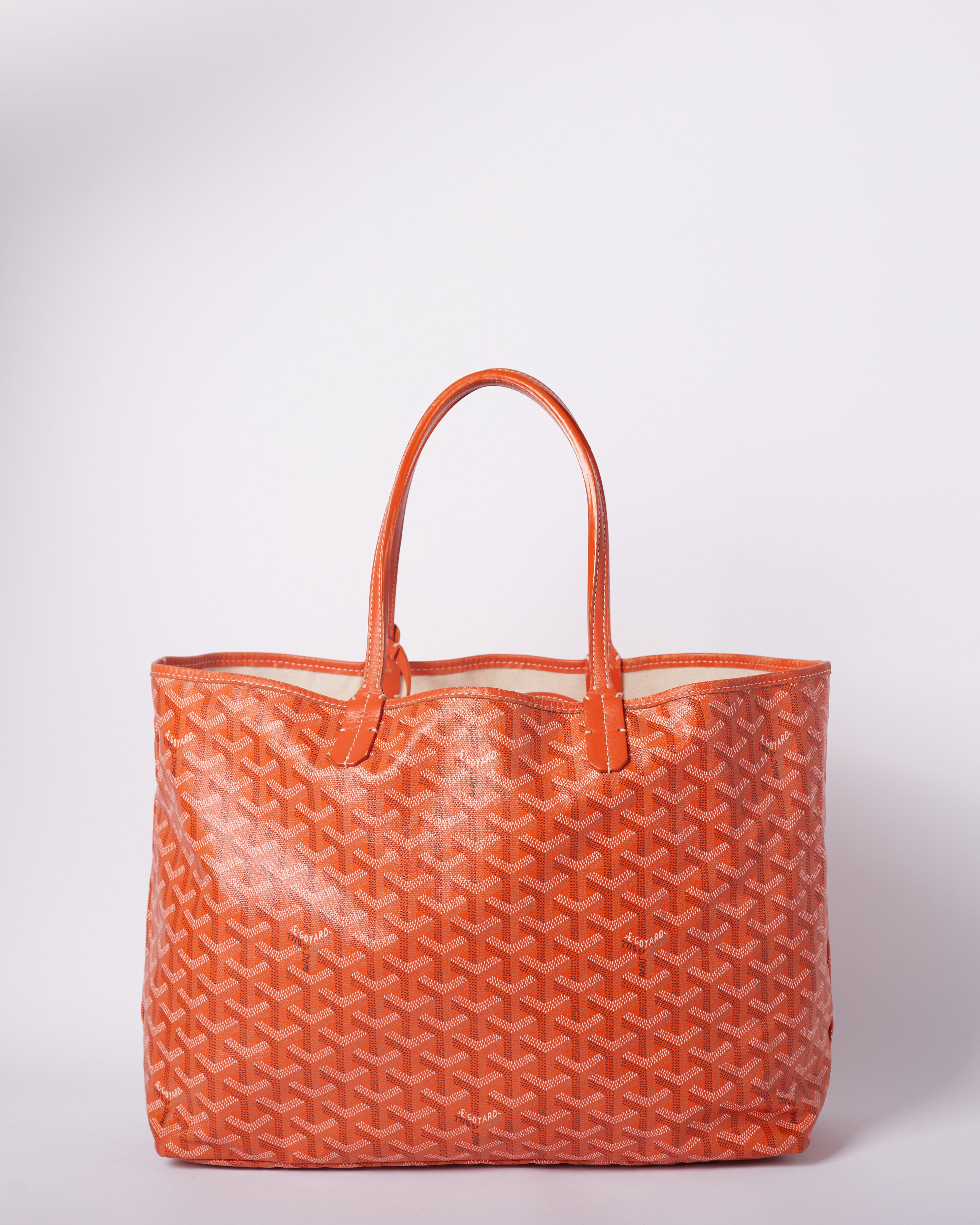 Goyard Saint Laurent PM Tote In Orange