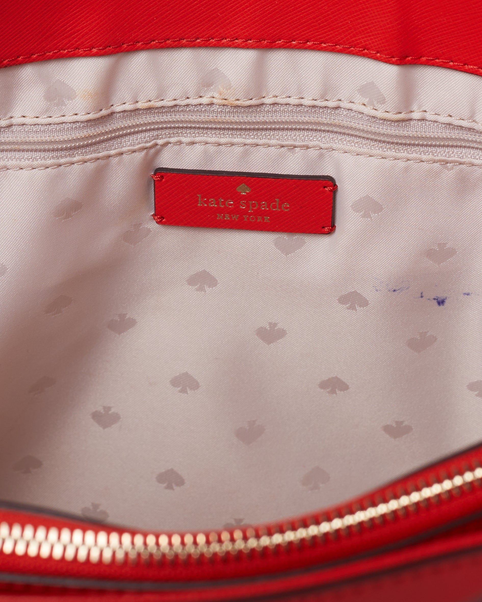 Kate Spade Staci Laptop Tote In Red