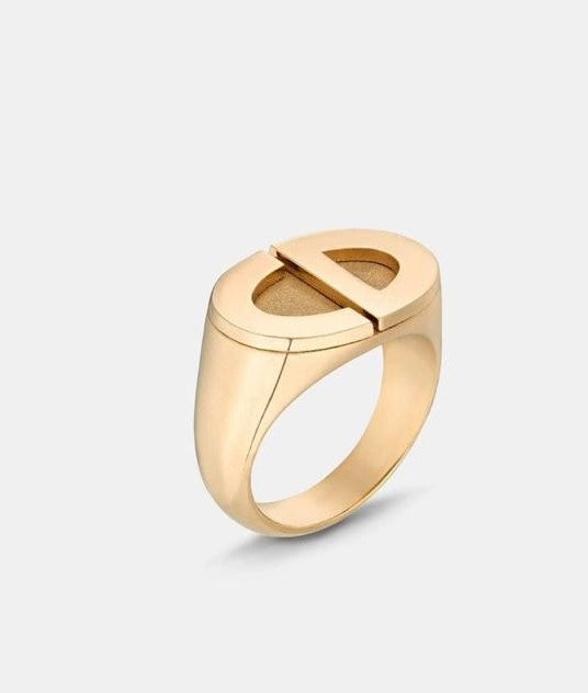 Dior Forever Ring In Gold Finish Metal