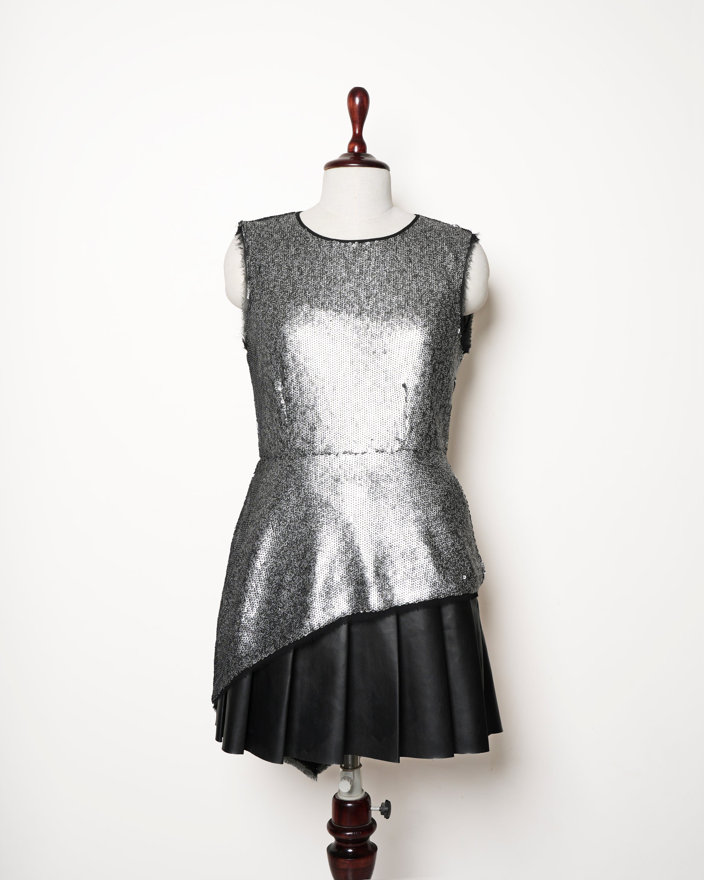 Bcbgmaxazria Asymmetric Glitzy Top