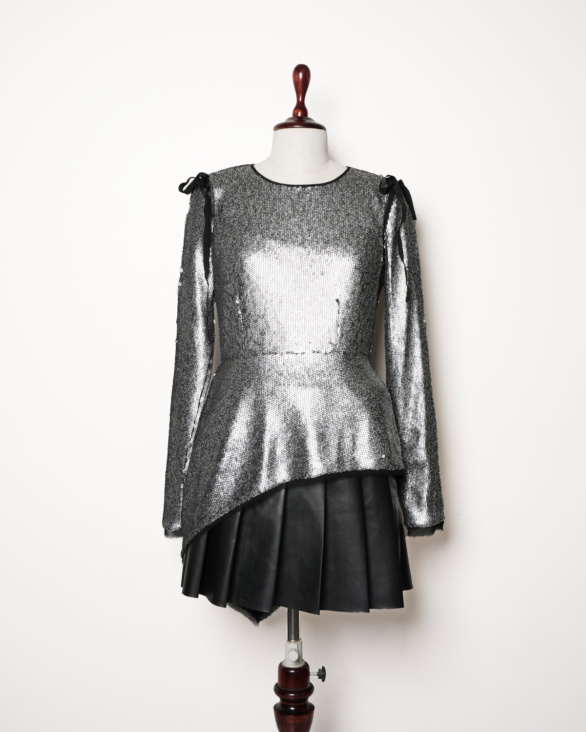 Bcbgmaxazria Asymmetric Glitzy Top