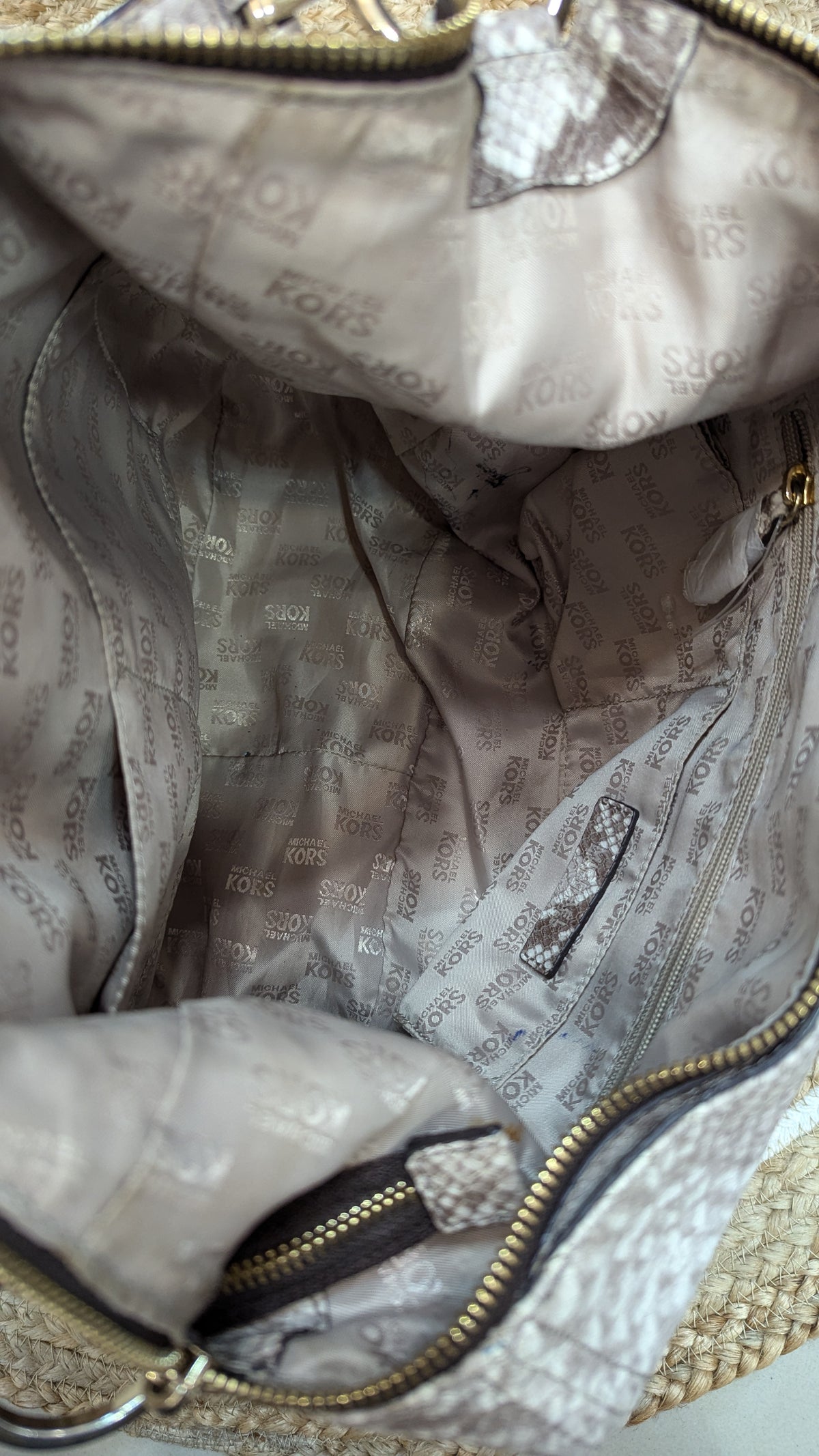 Michael Kors Print Hobo Bag