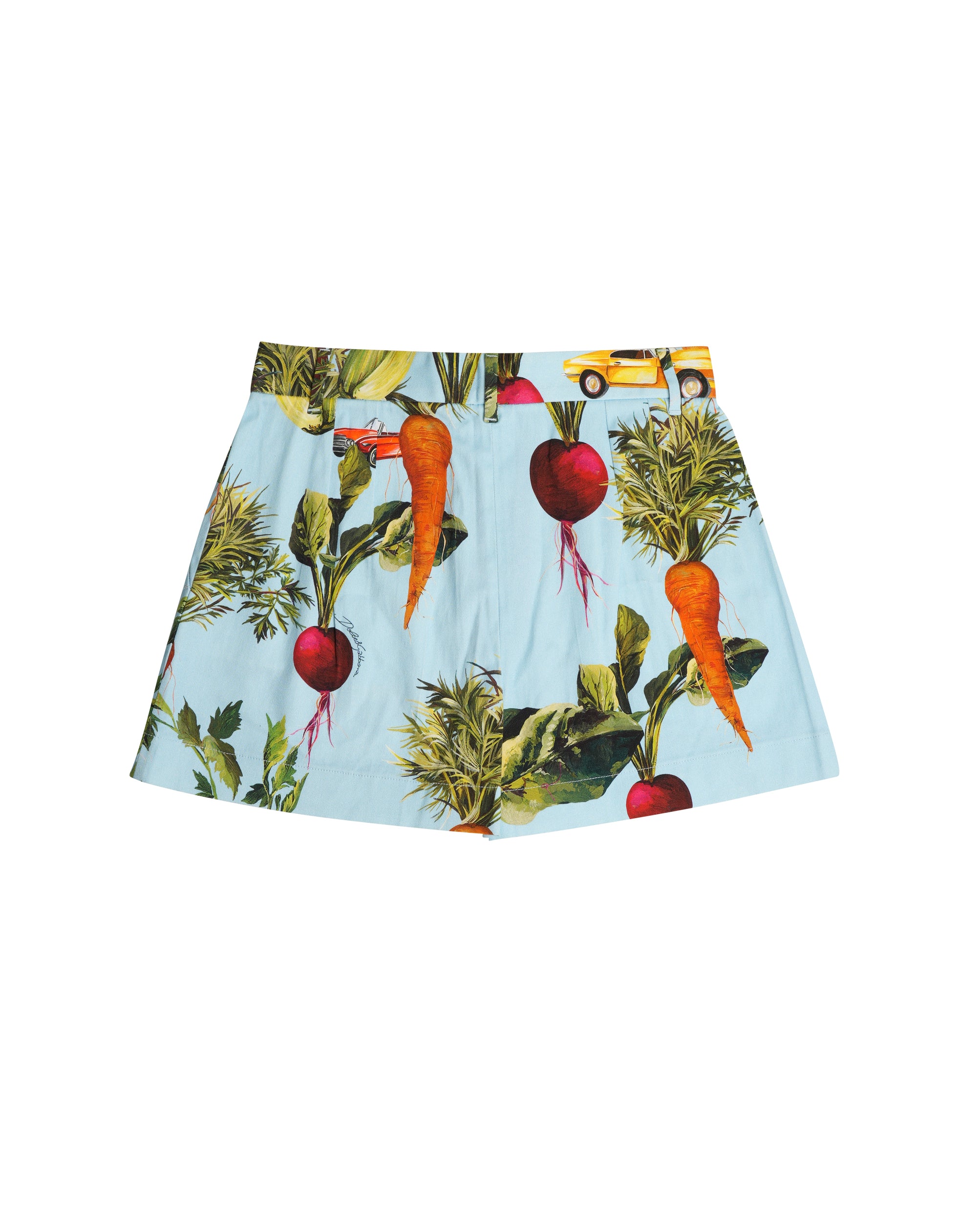 Dolce & Gabbana Multicolour Vegetable Print Shorts