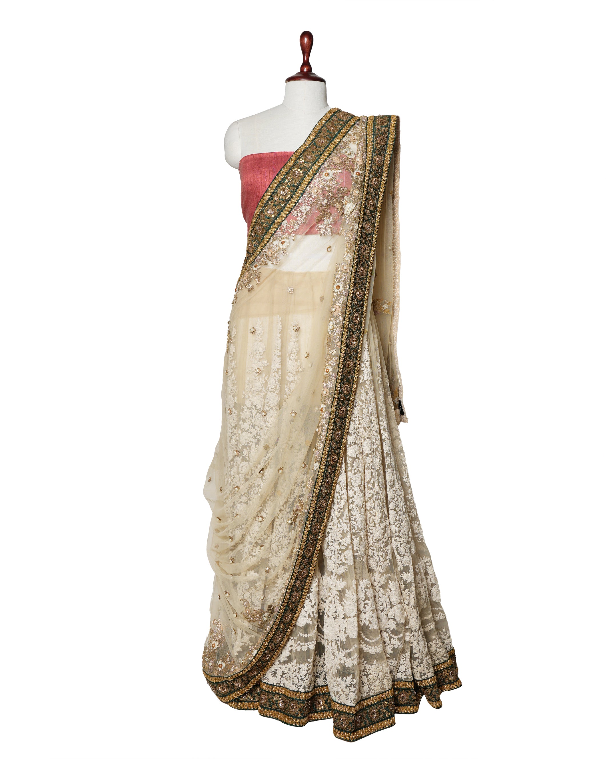 Sabyasachi saree | Party wear sarees, Half saree, Saree designs
