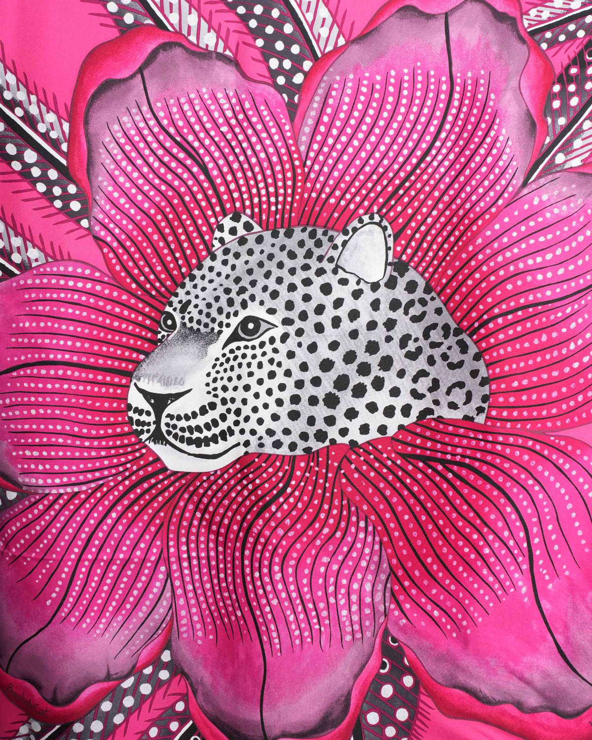 Hermes baobao cat ardmore silk scarf 90 cm silk scarf