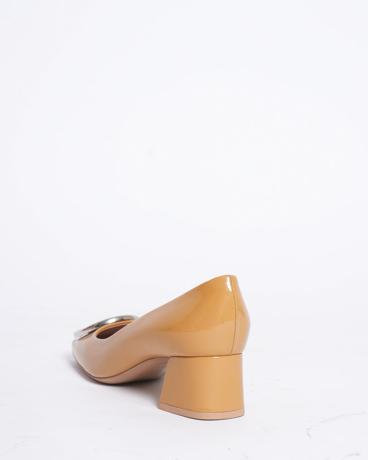 Louis Vuitton Mustard Patent Leather Madeleine Pumps