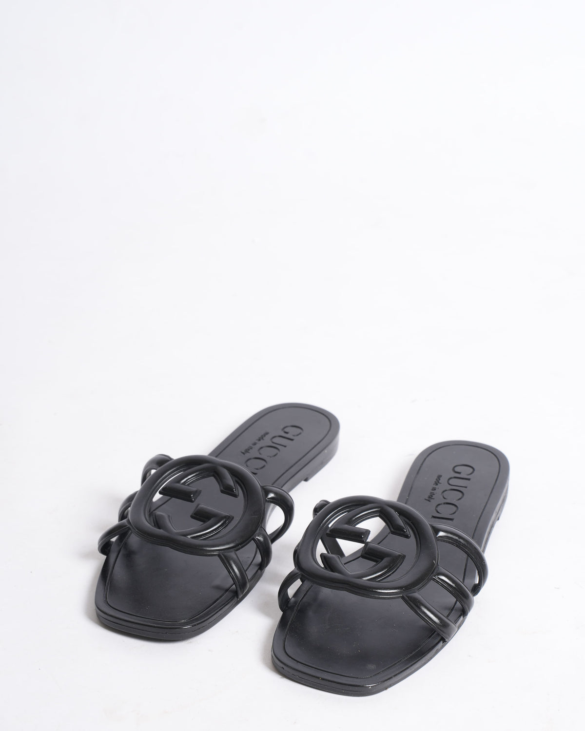 New Gucci Women's G slide sandal