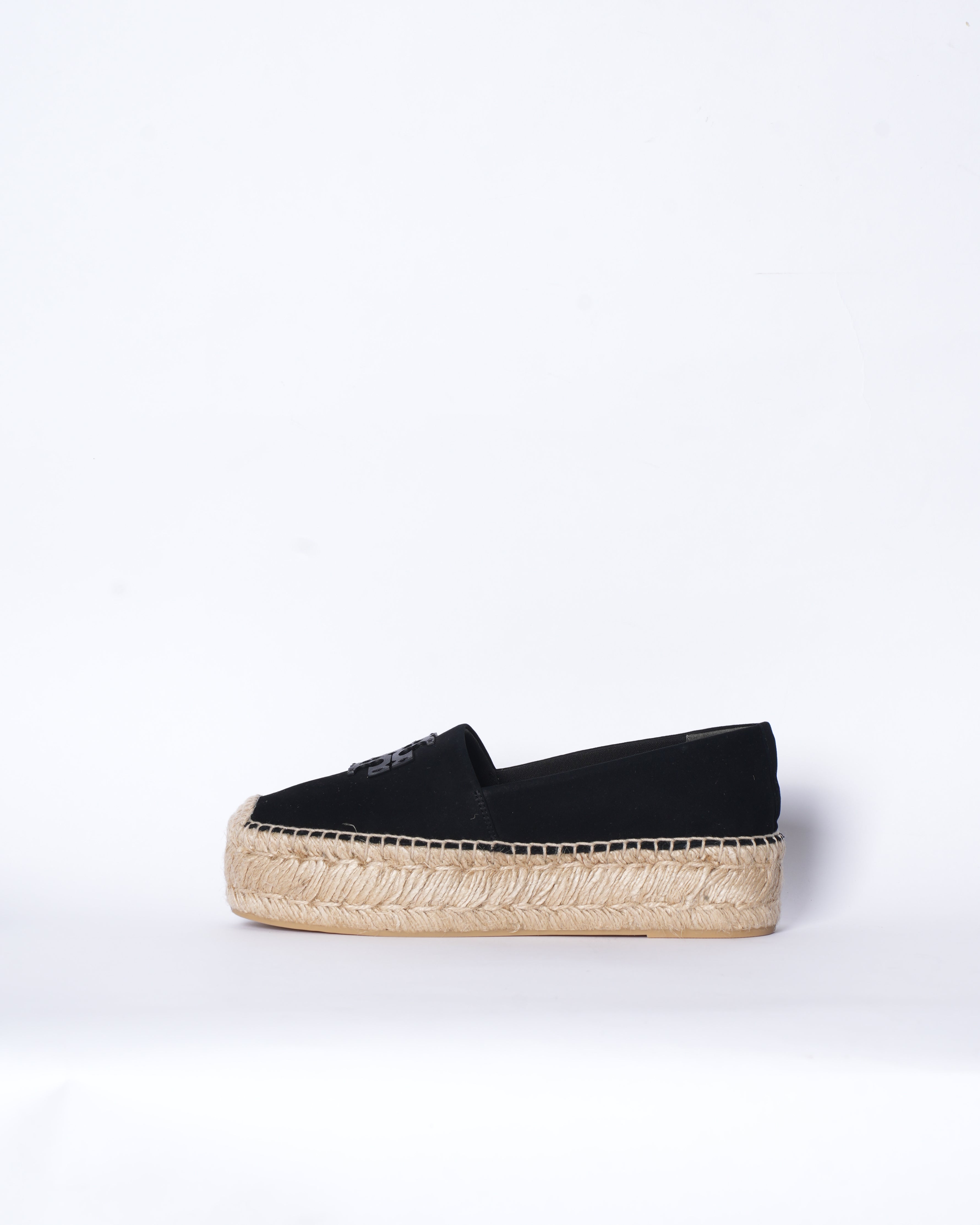 New Tory Burch  Platform Espadrilles Suede Shoe