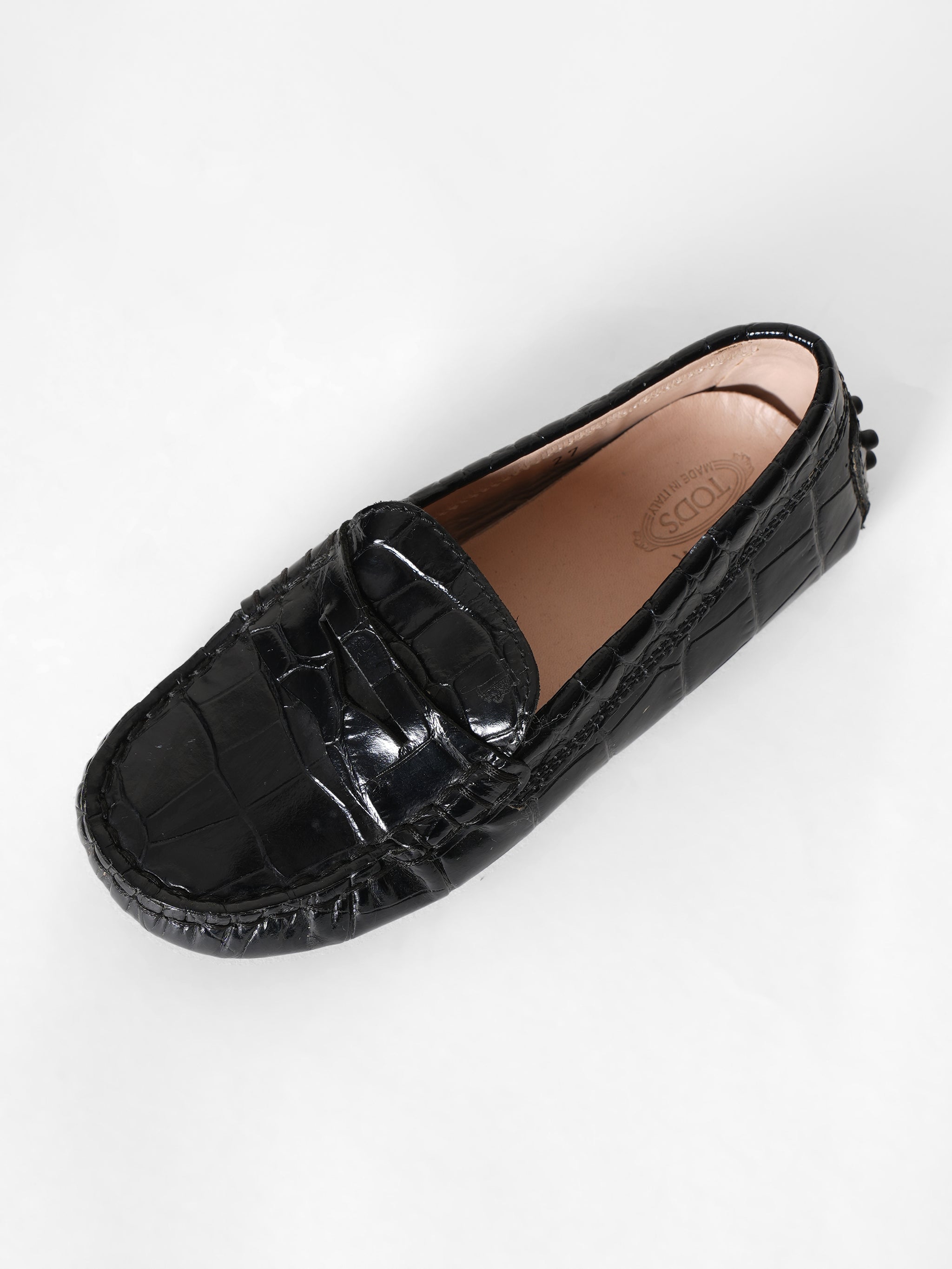 Junior TOD'S Black Loafers