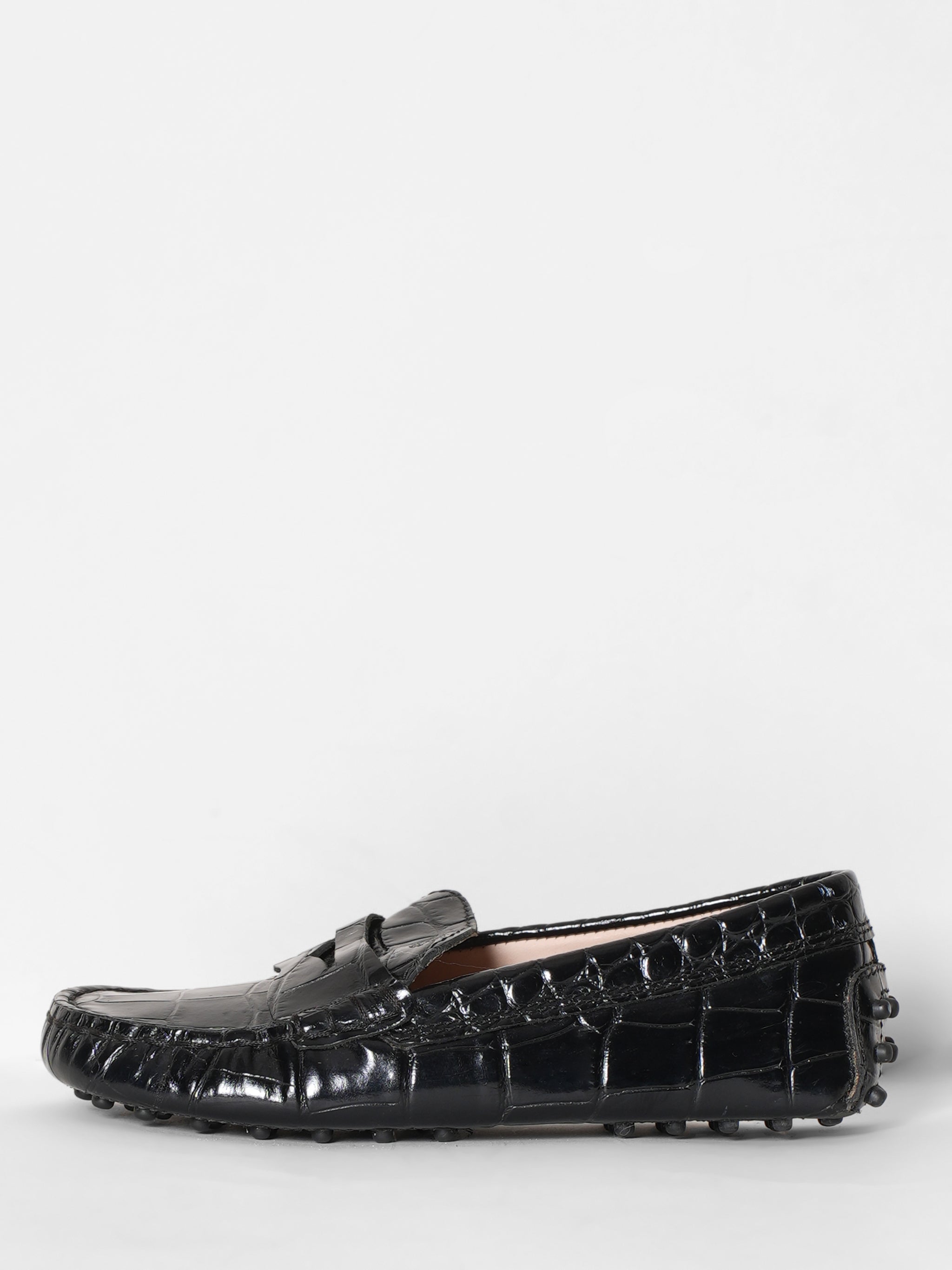 Junior TOD'S Black Loafers