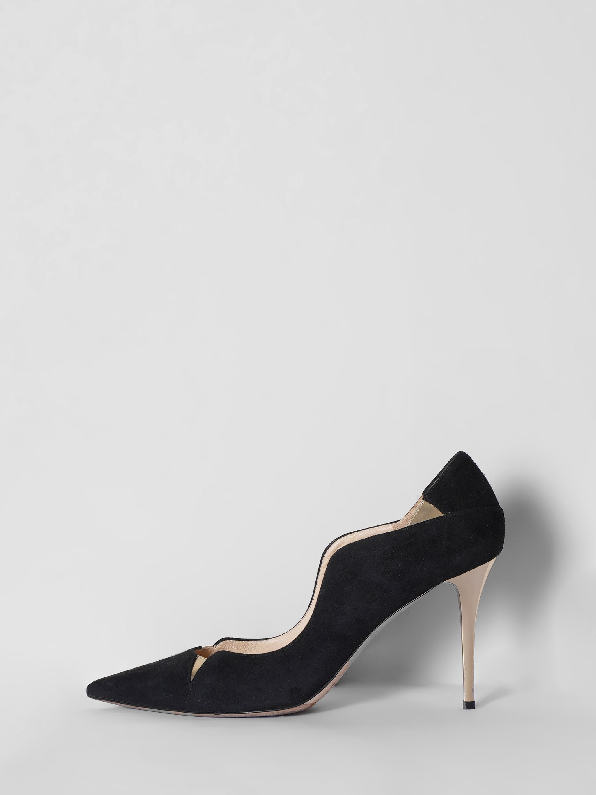 Jimmy Choo Suede Pointed Toe Stiletto