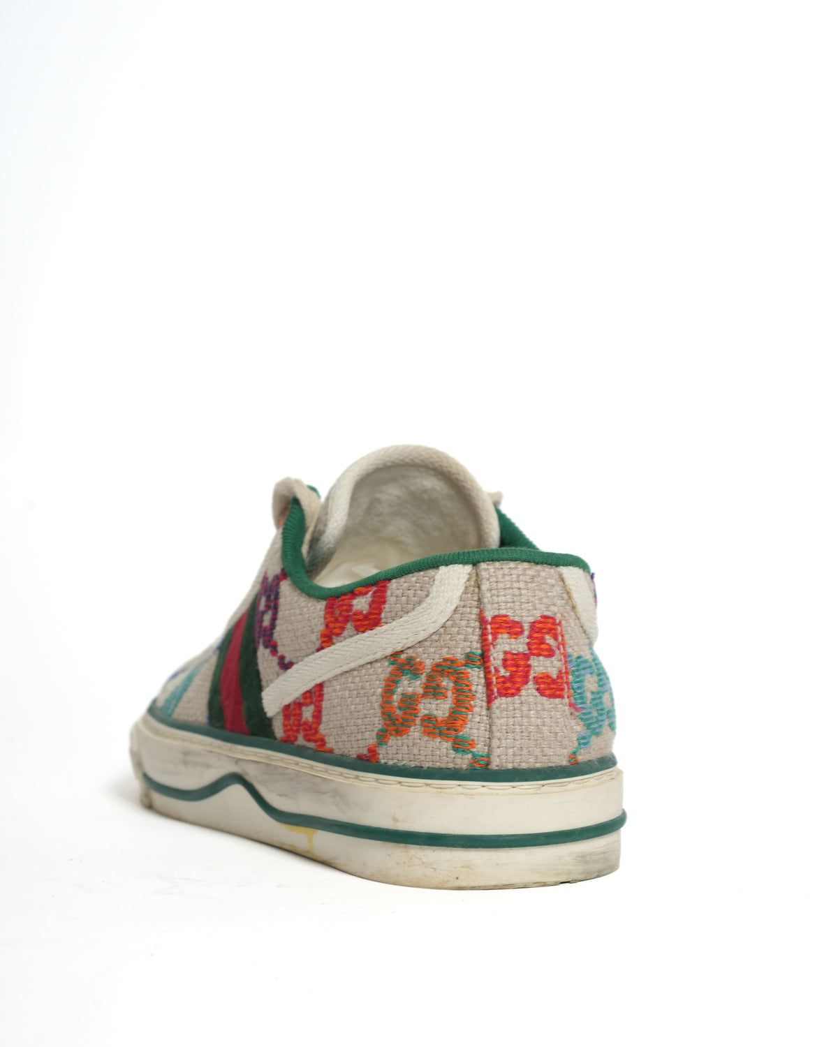 Gucci Multicolor Embroidered GG Canvas Tennis 1977 Sneakers