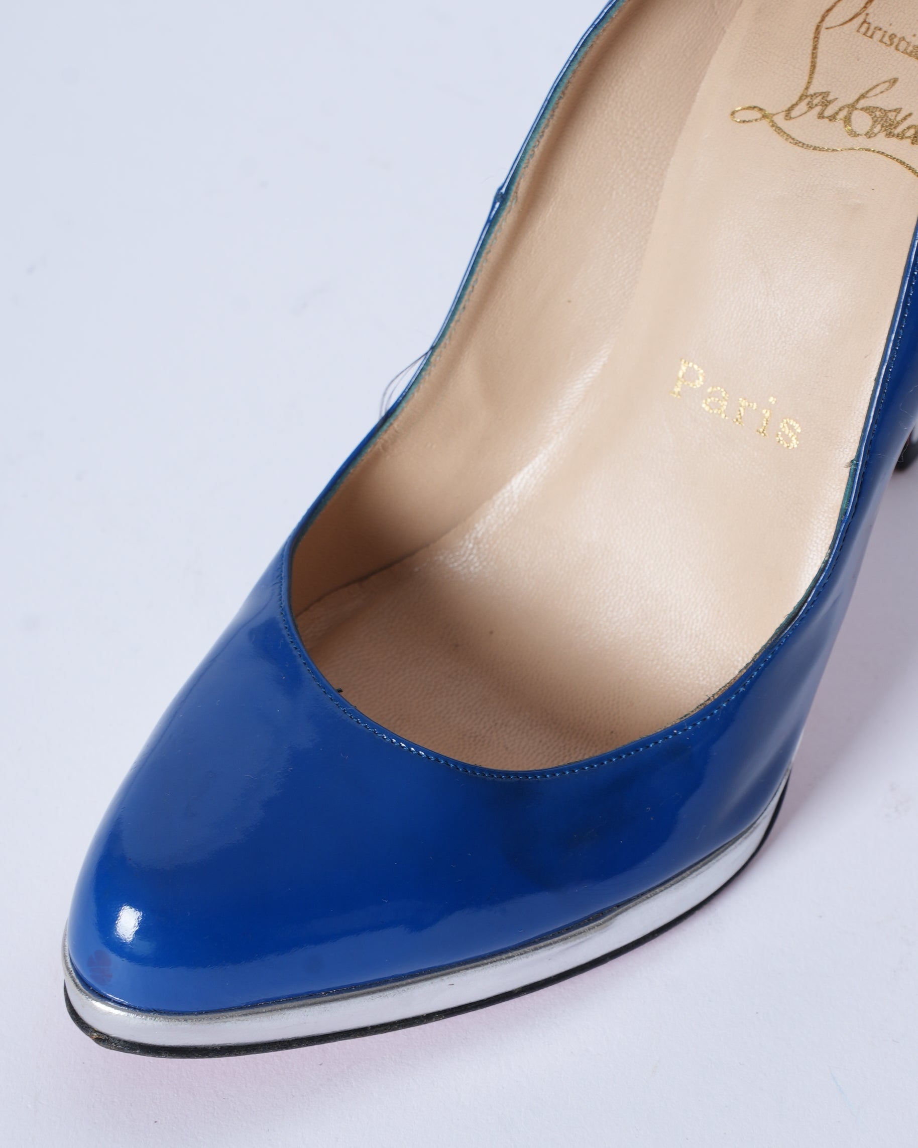 Christian Louboutin Blue Heels