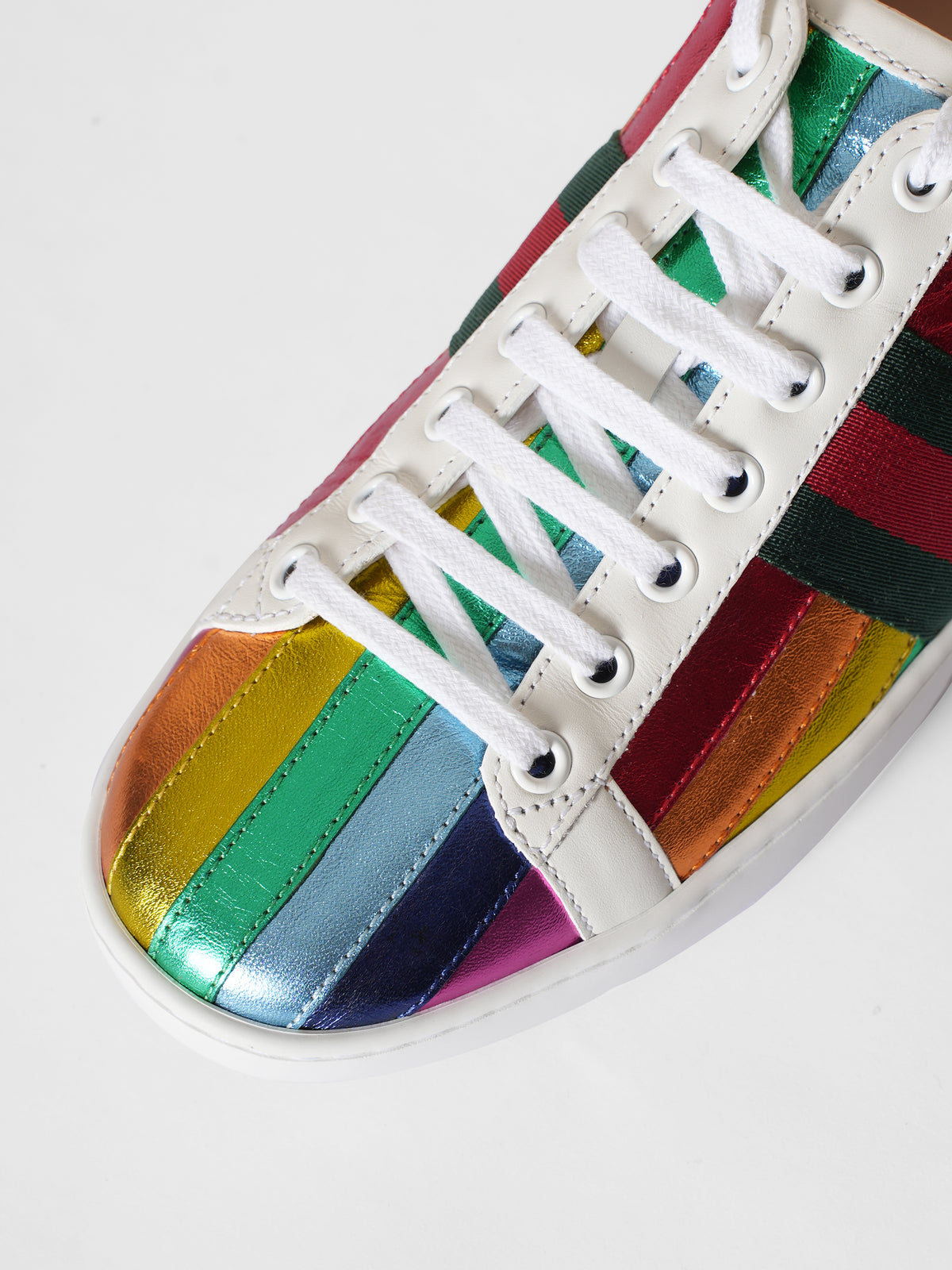 *New* Gucci Ace Women Metallic Sneakers