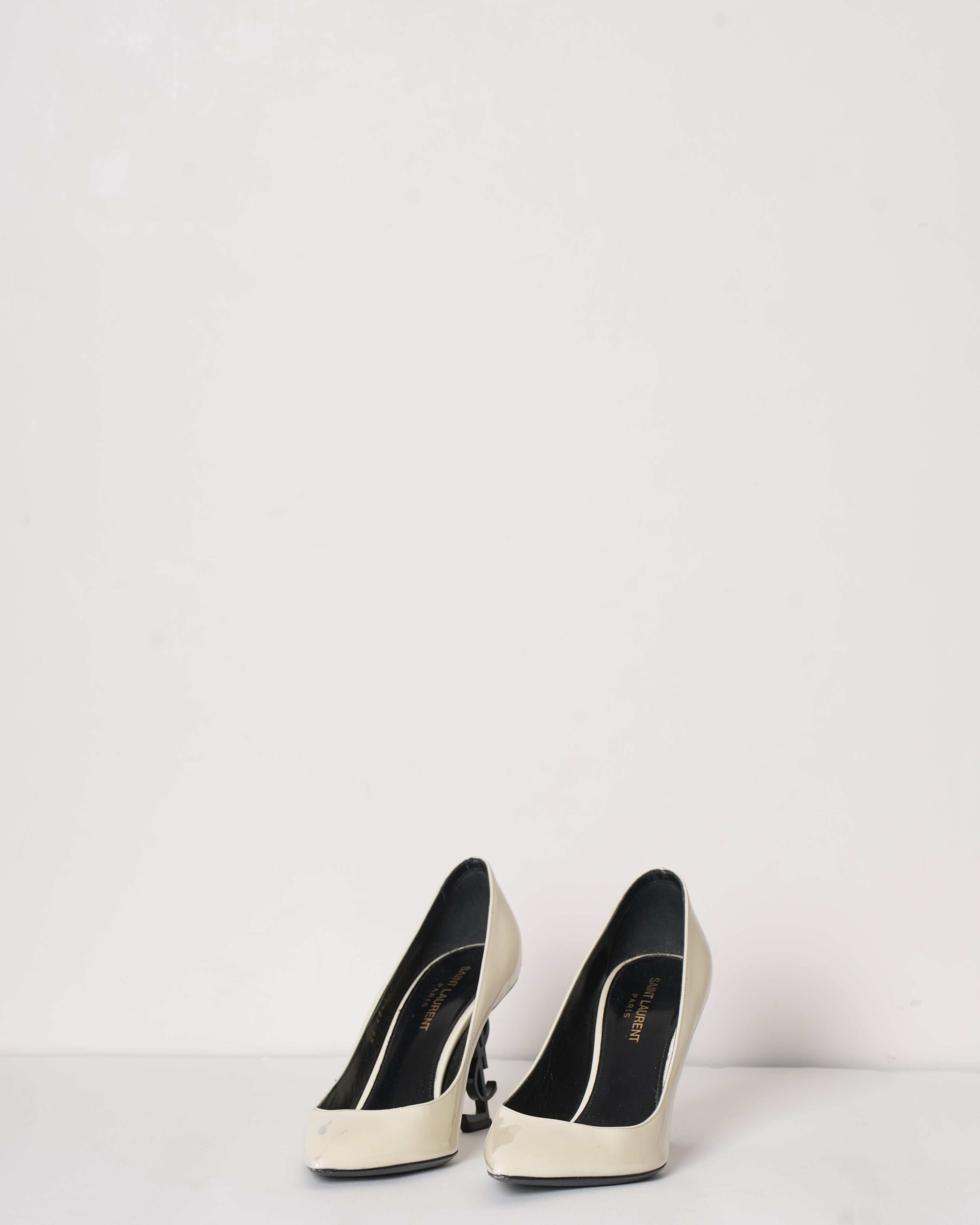 Saint Laurent Patent YSL Heel Pumps