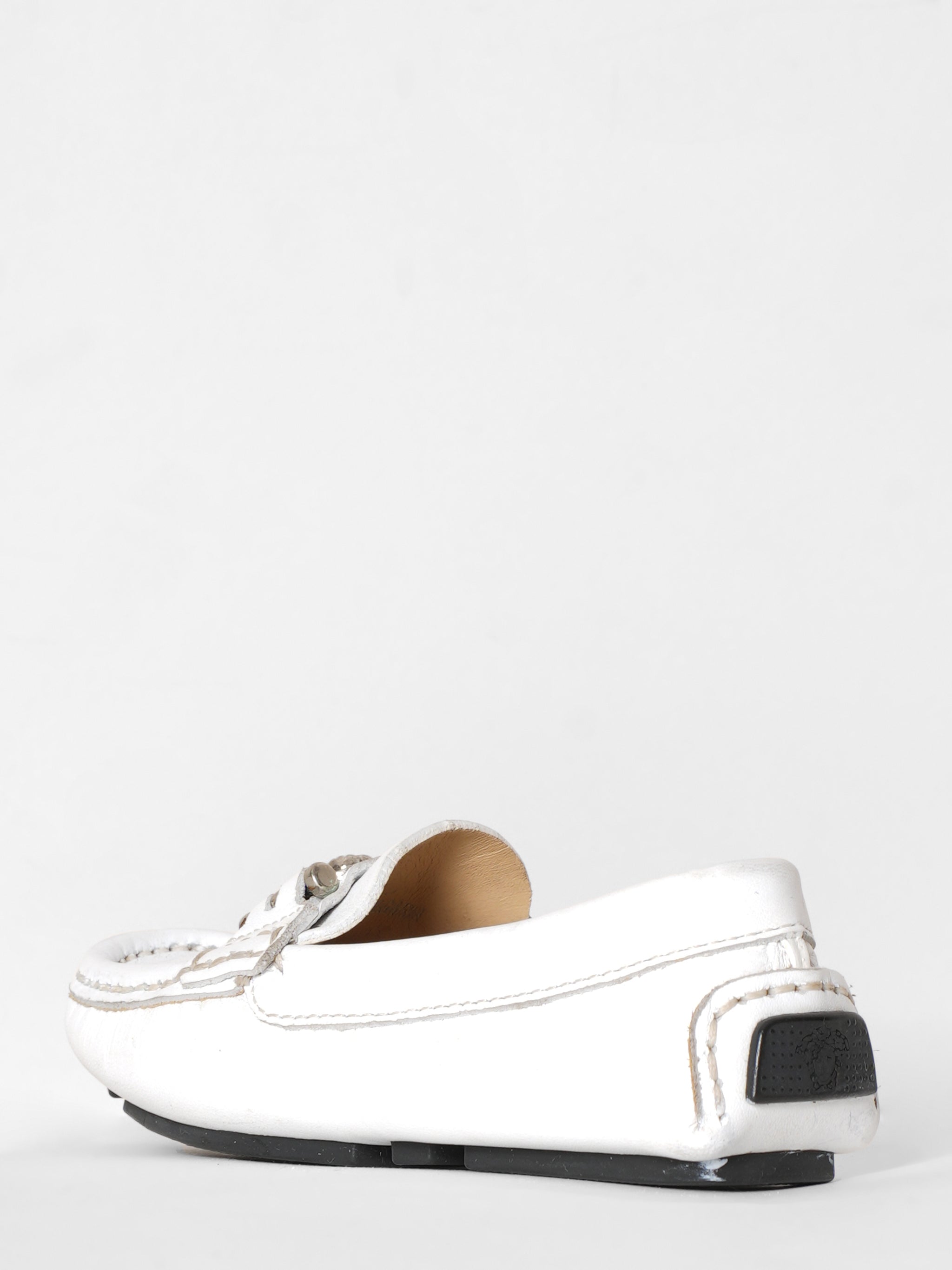 Young Versace White Loafers