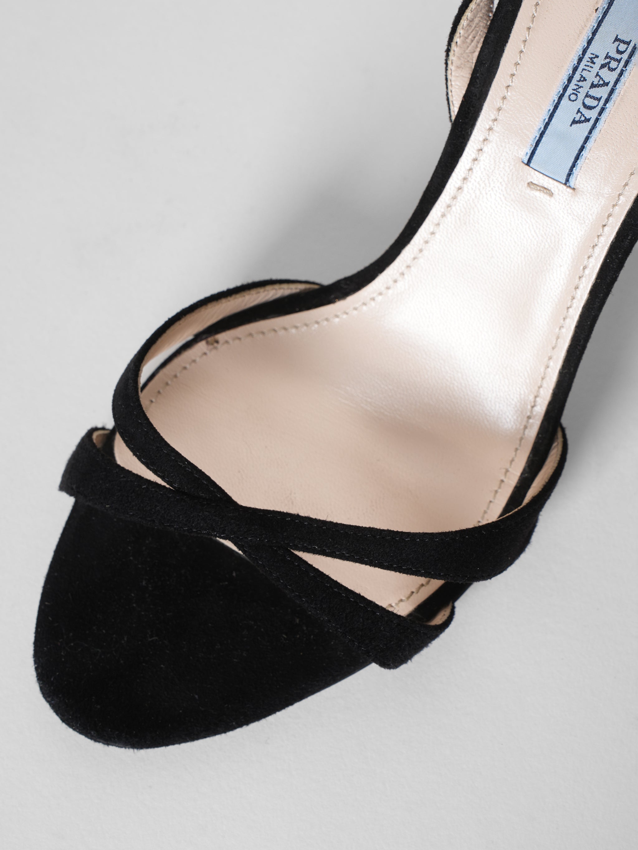 Prada Black Slingback Heels
