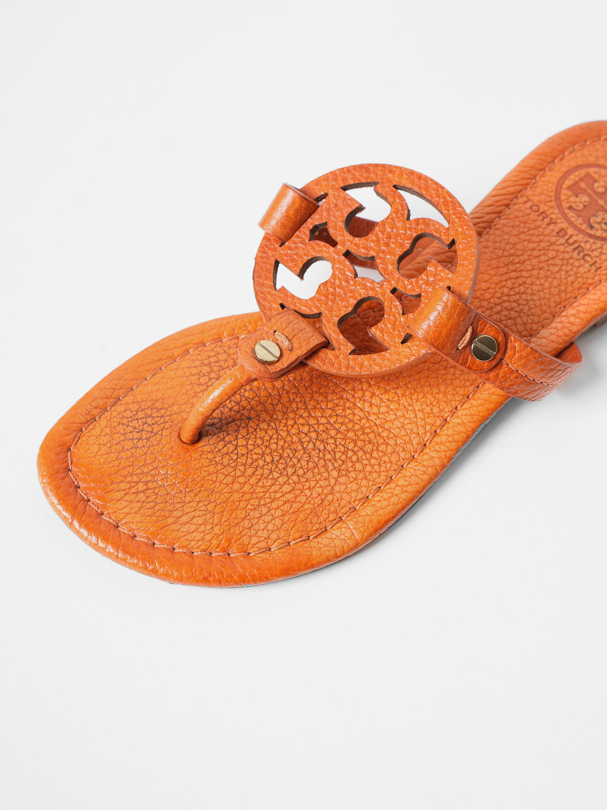 Tory Burch Orange Sandals