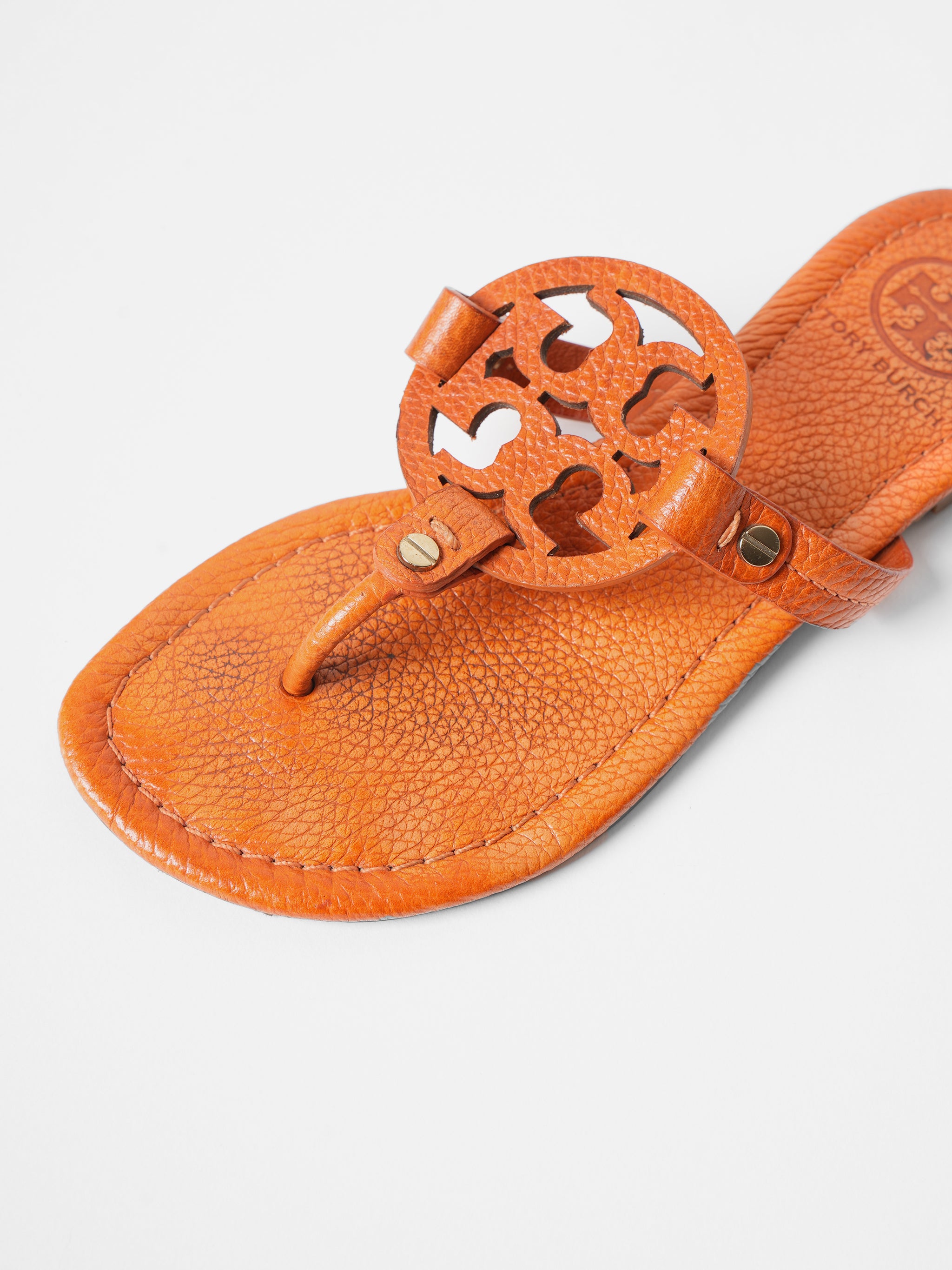 Tory Burch Orange Sandals