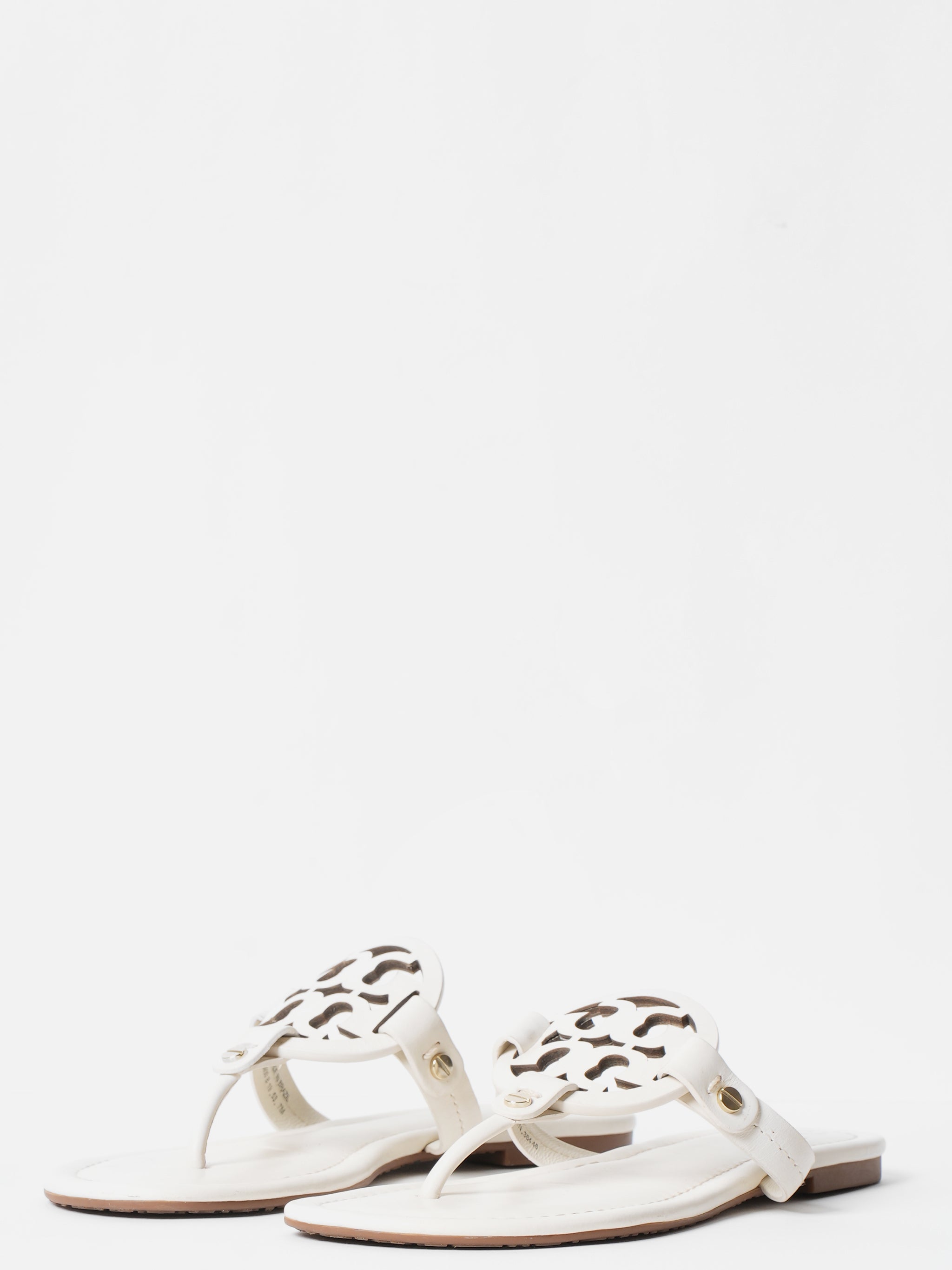 New Tory Burch White Sandals