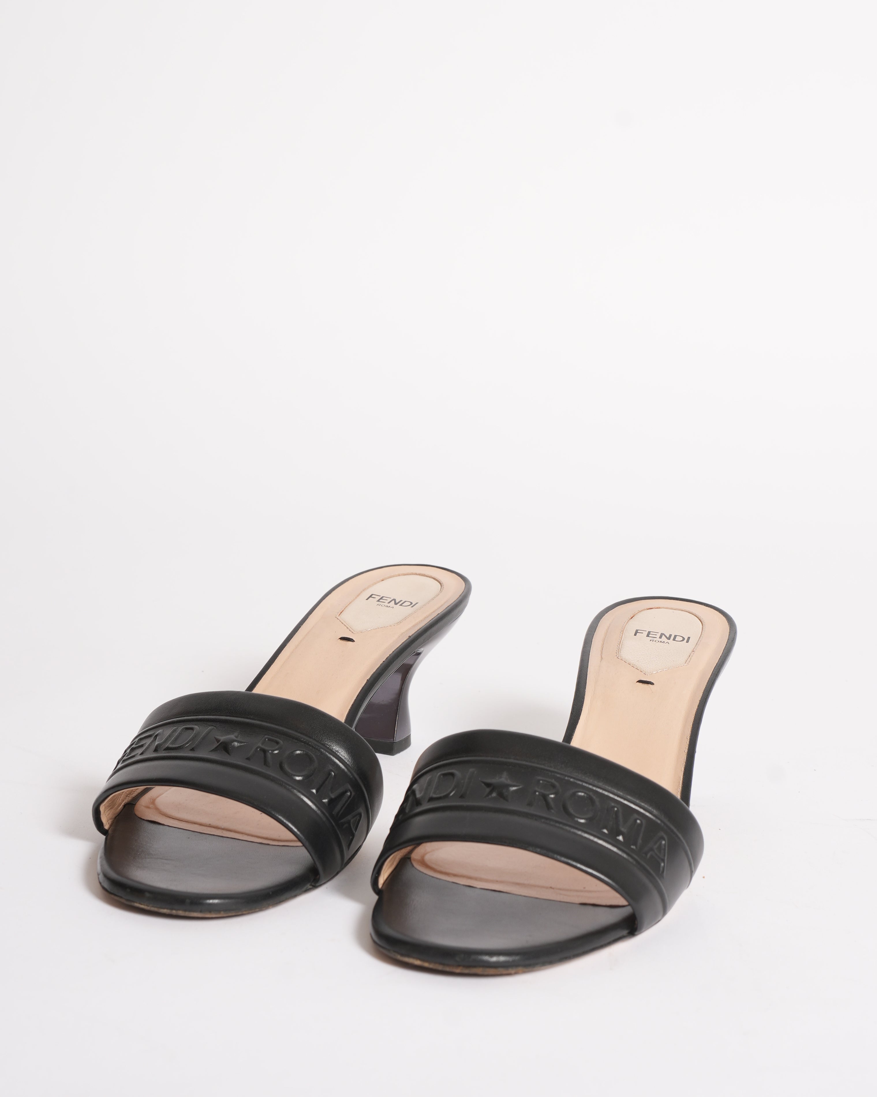 Black Fendi Sandal