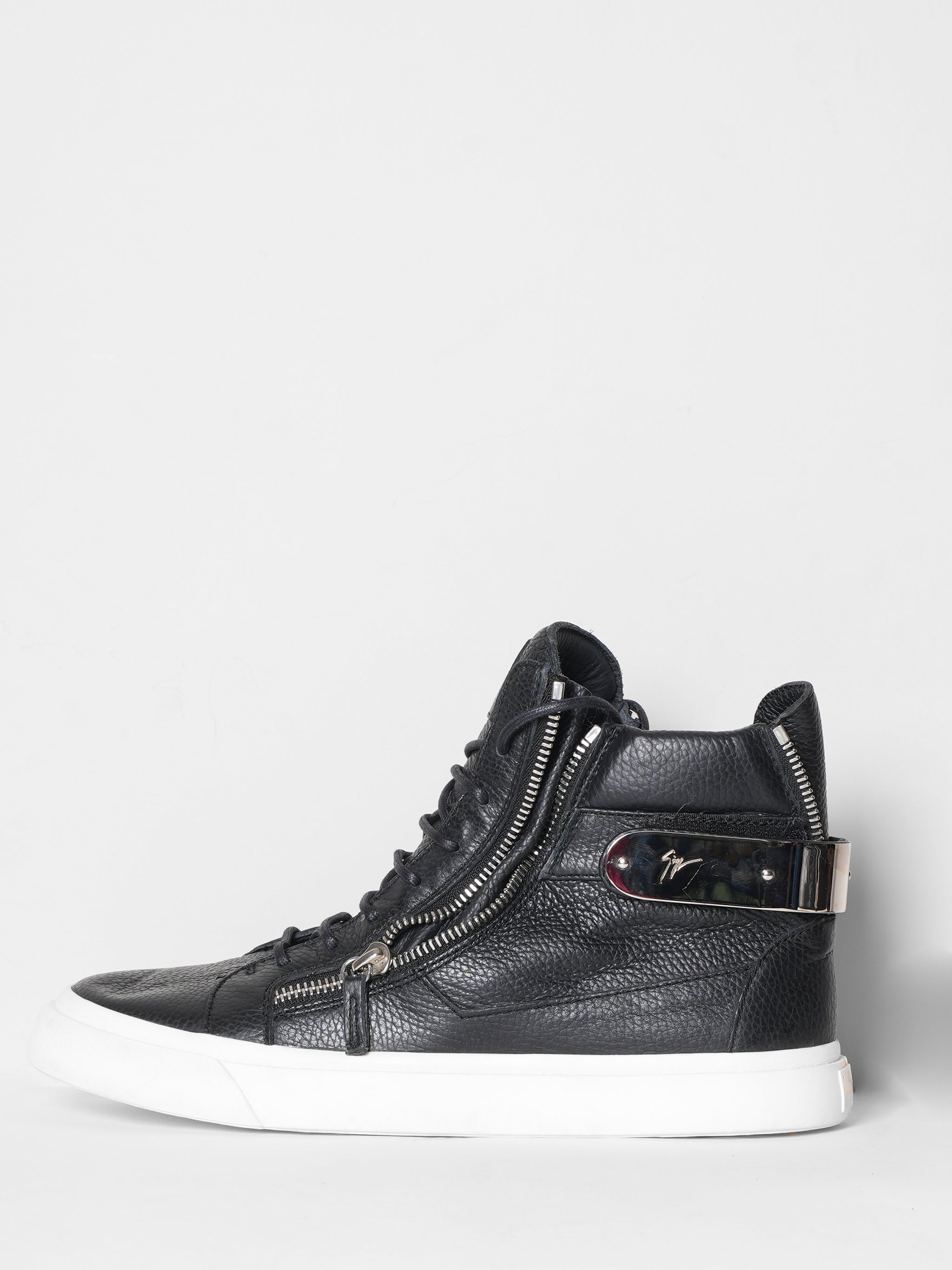 Giuseppe Zanotti Black High Top Sneakers