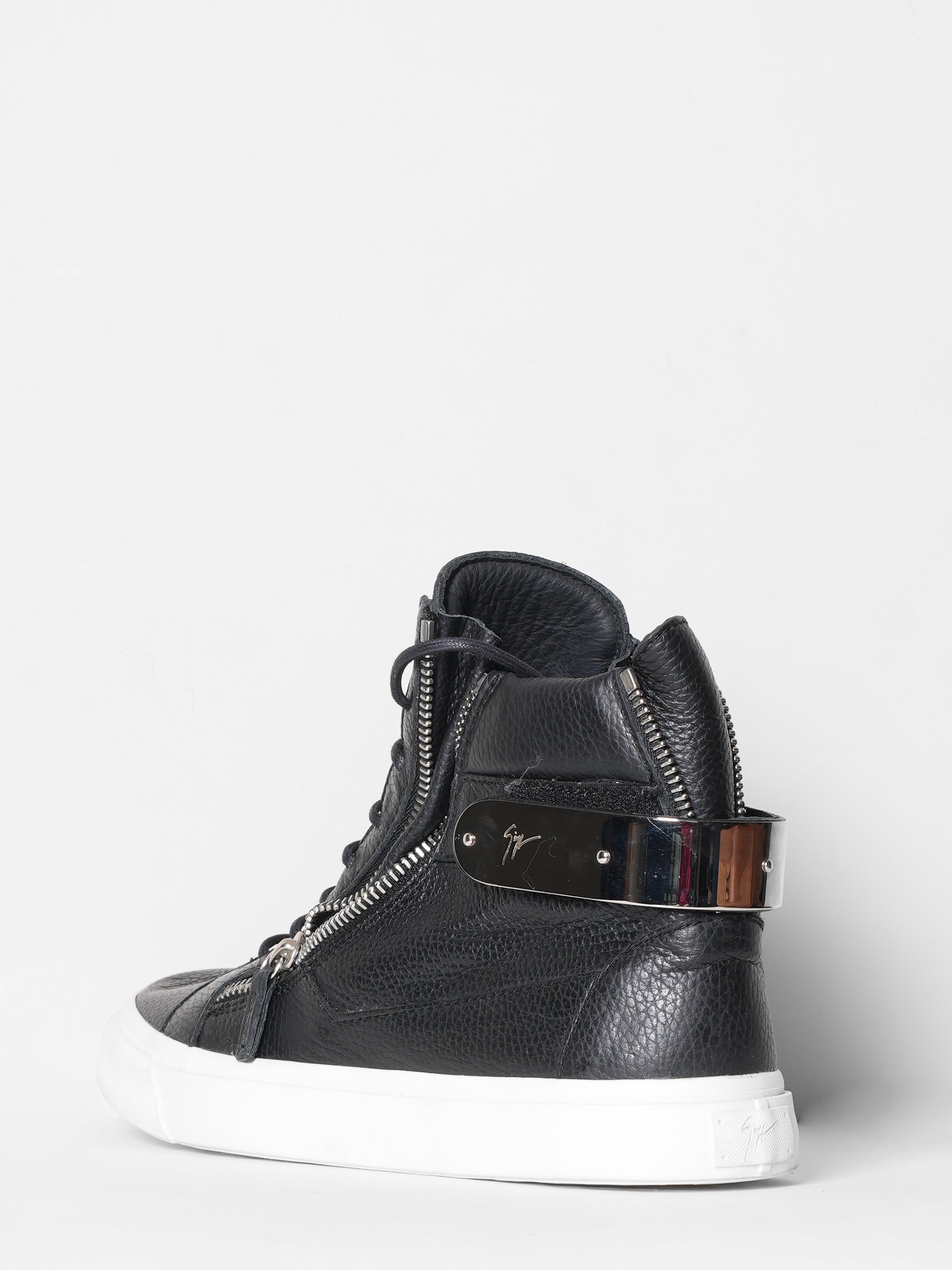 Giuseppe Zanotti Black High Top Sneakers