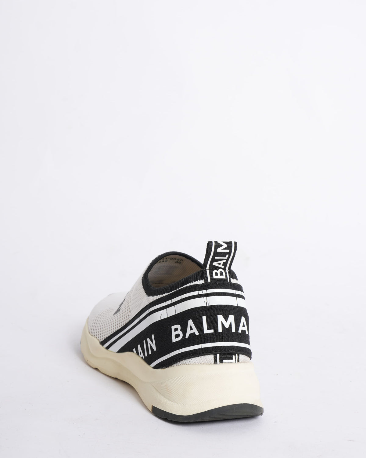 Balmain Logo Design Slip-On Low-Cut Women's Sneaker Flat Shoes