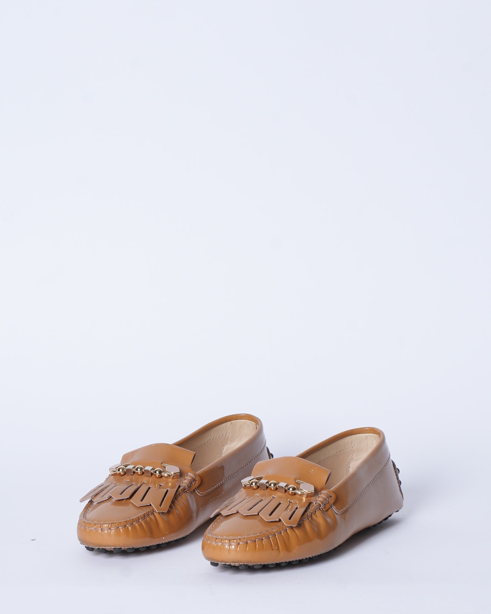 Tods Mustard Womens Loafers